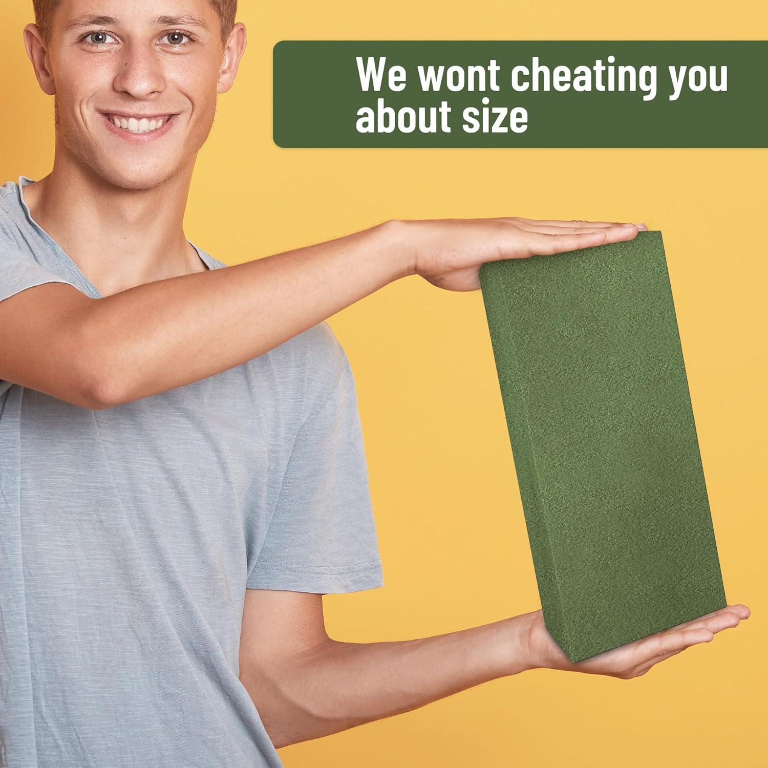 Bloques de Espuma Floral Húmeda Max Shape 22.9x10.9 cm - 4 Pcs