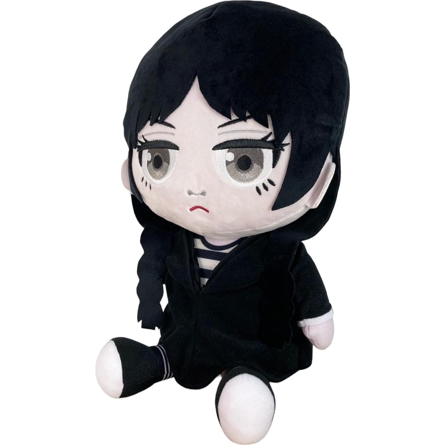 Peluche Miércoles Addams 33cm Oficial Gran Entretenimiento