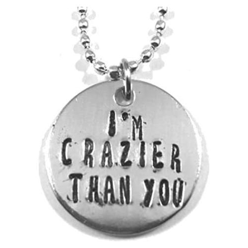 Collar Grabado a Mano Unisex Addams - Disco Aluminio 2.5cm