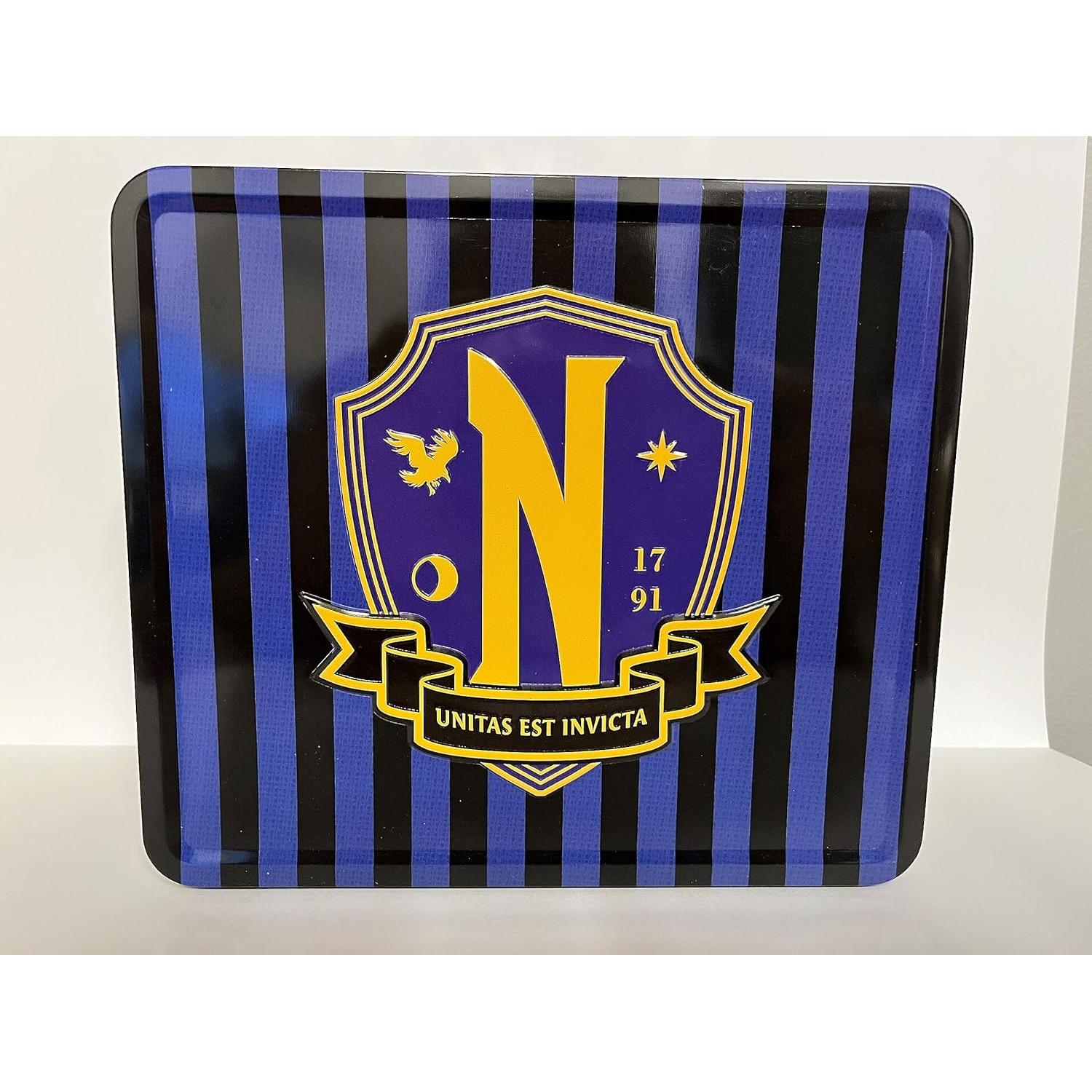 Caja de Almuerzo Retro Miércoles Addams Surreal Entertainment 19.7x17.1cm