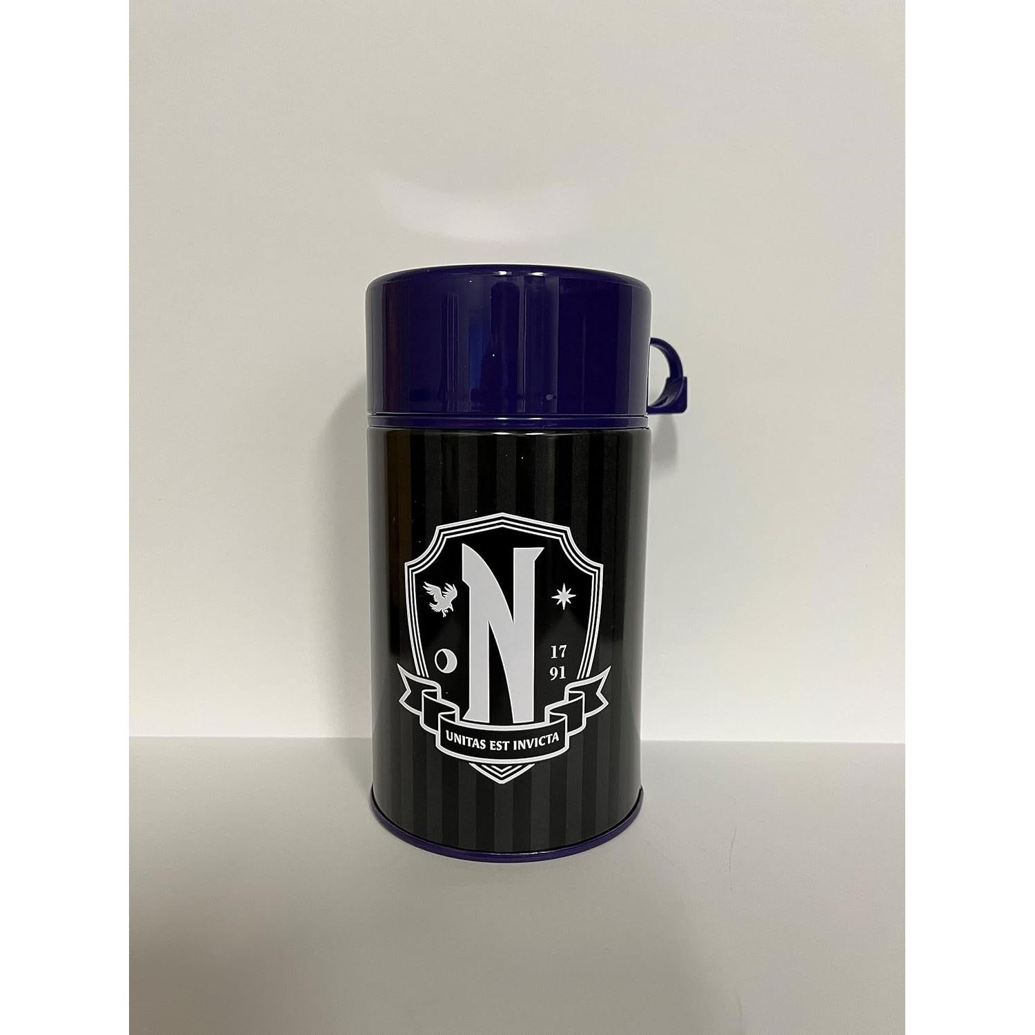 Caja de Almuerzo Retro Miércoles Addams Surreal Entertainment 19.7x17.1cm