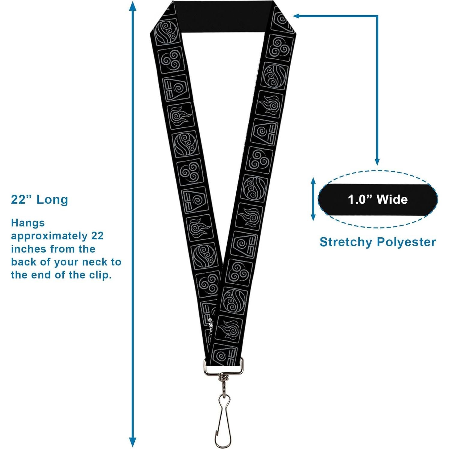 Lanyard Nickelodeon Avatar La Última Airbender 2.54cm