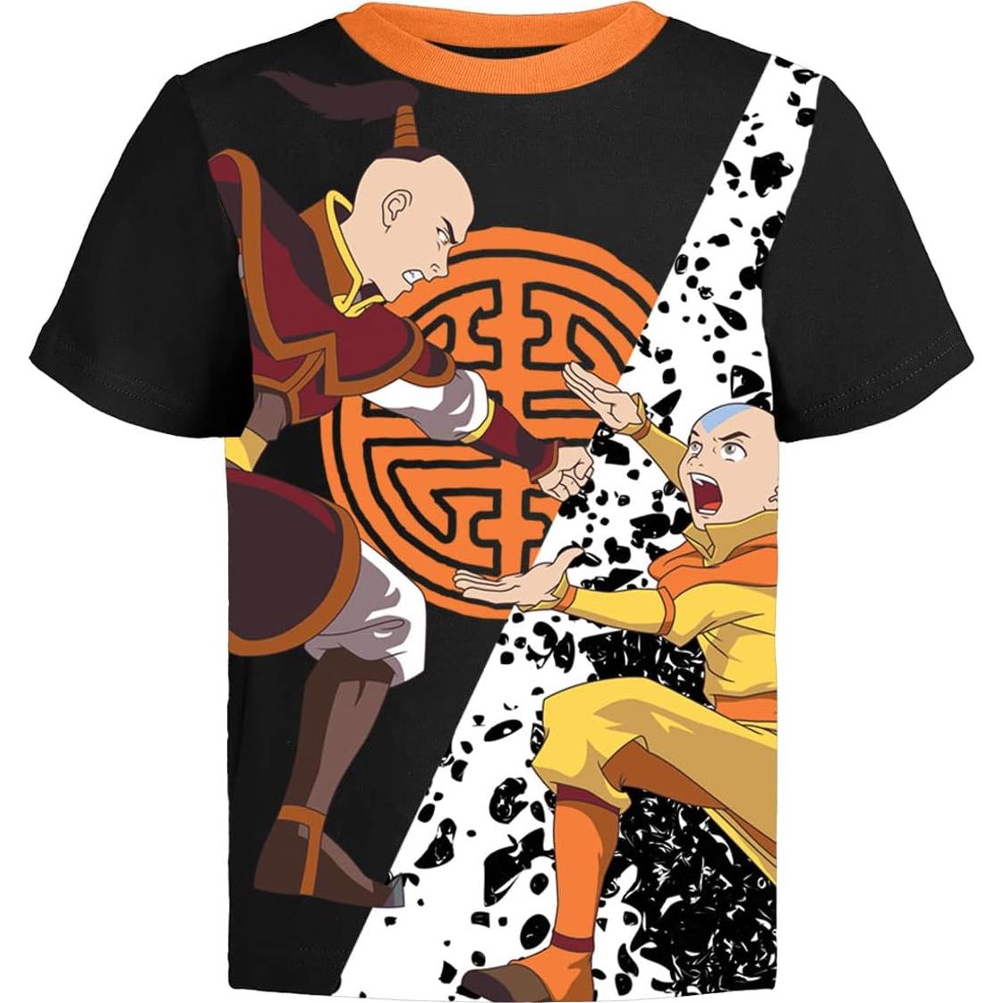 Camisetas Avatar La Leyenda de Aang Pack 3 Niños 8 Años