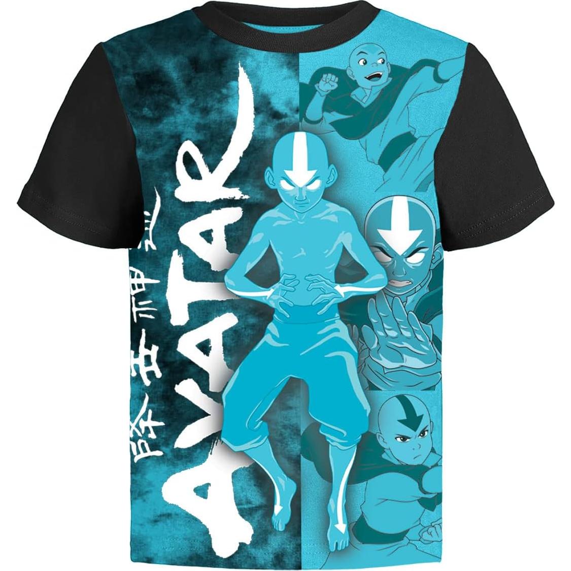 Camisetas Avatar La Leyenda de Aang Pack 3 Niños 8 Años