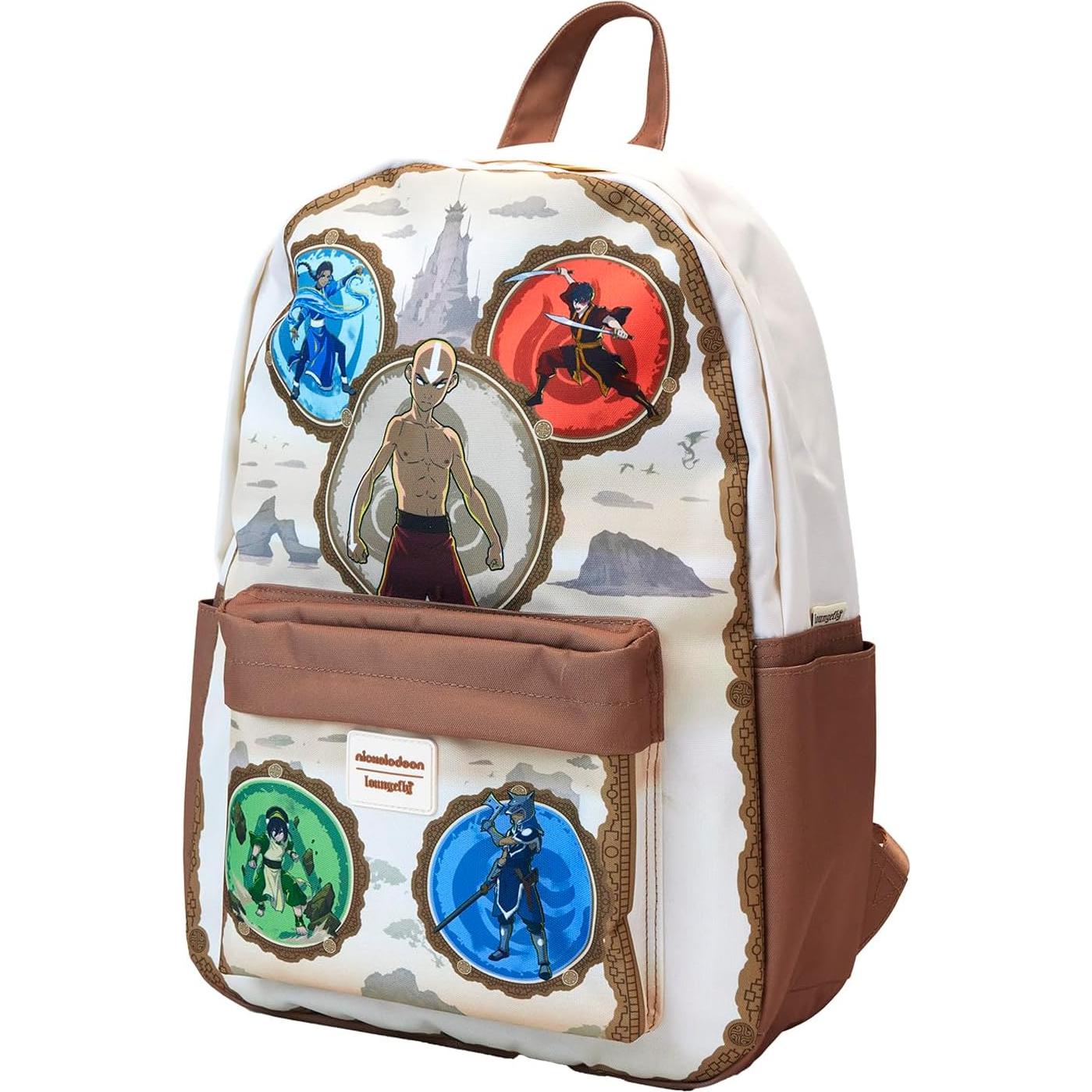 Mochila Loungefly Nickelodeon Avatar: La Leyenda de Aang 29x12x44cm