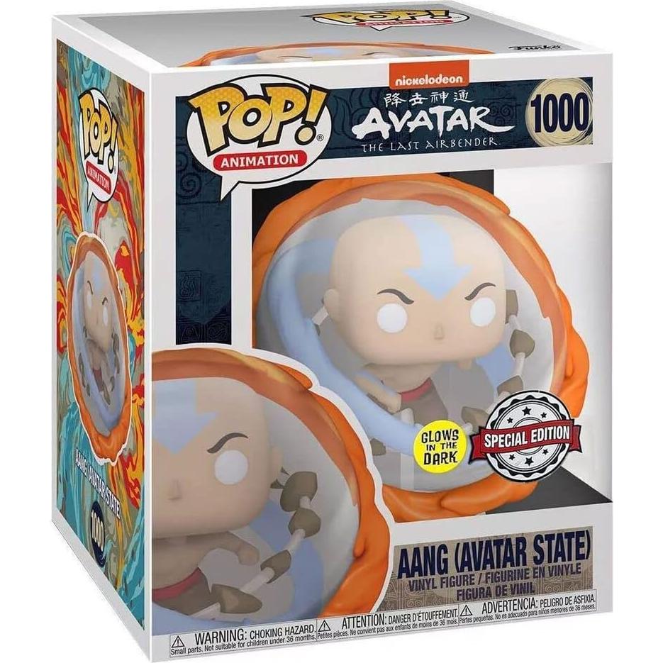 Funko POP Aang Avatar Brilla en la Oscuridad 15 cm Edición Especial