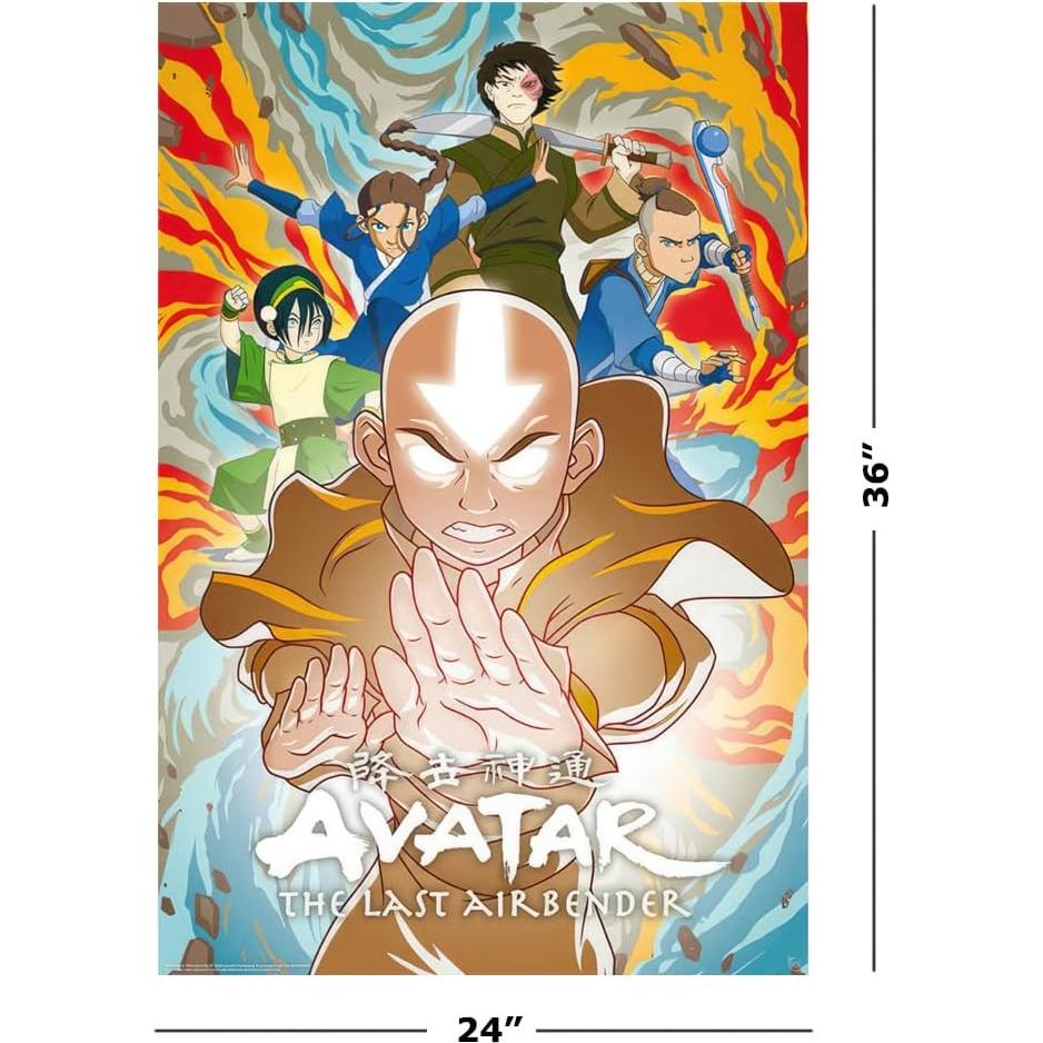 Póster de Anime Avatar: El Último Maestro del Aire 61x91cm