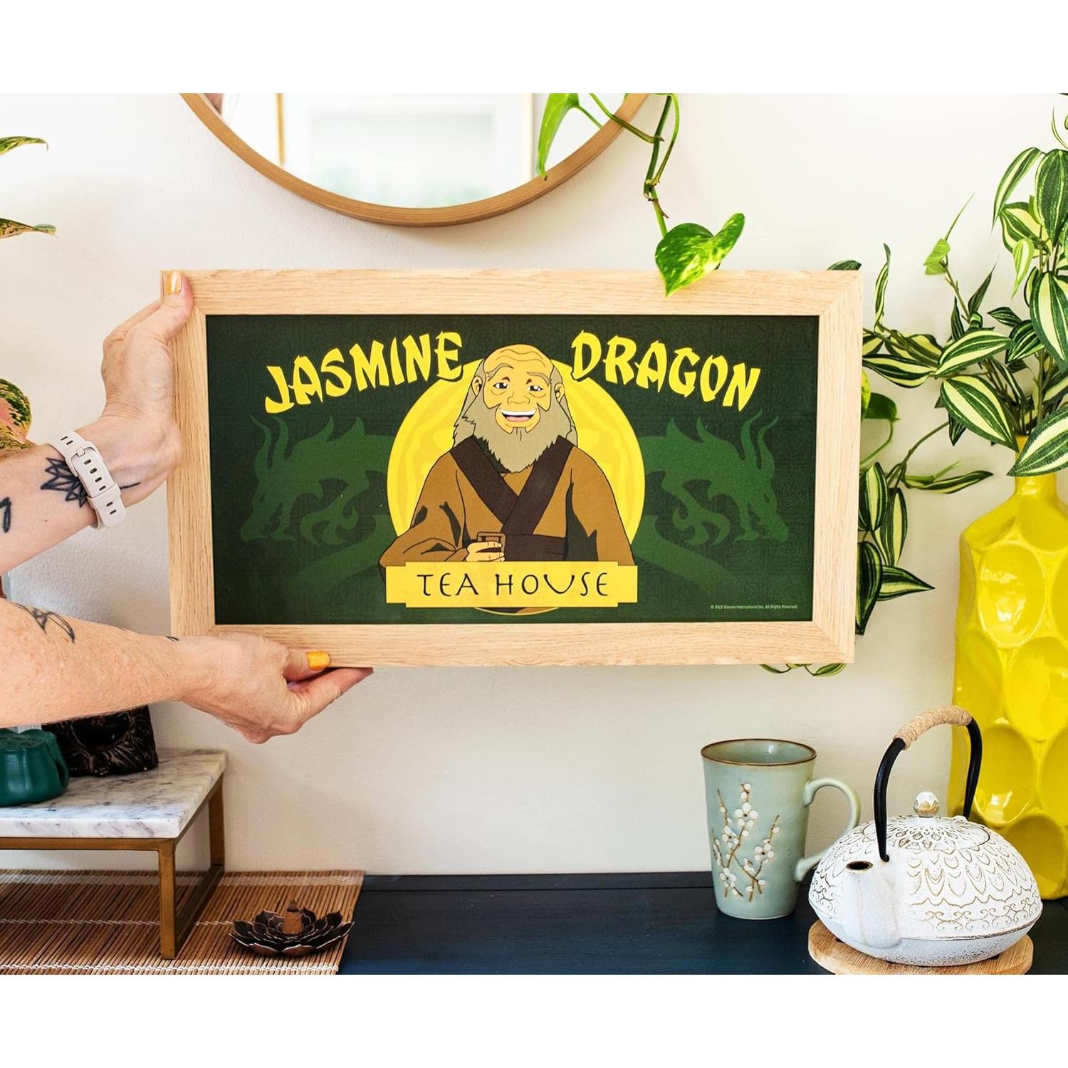 Cartel Colgante Casa de Té Jasmine Tío Iroh Avatar 25.4x45.7cm