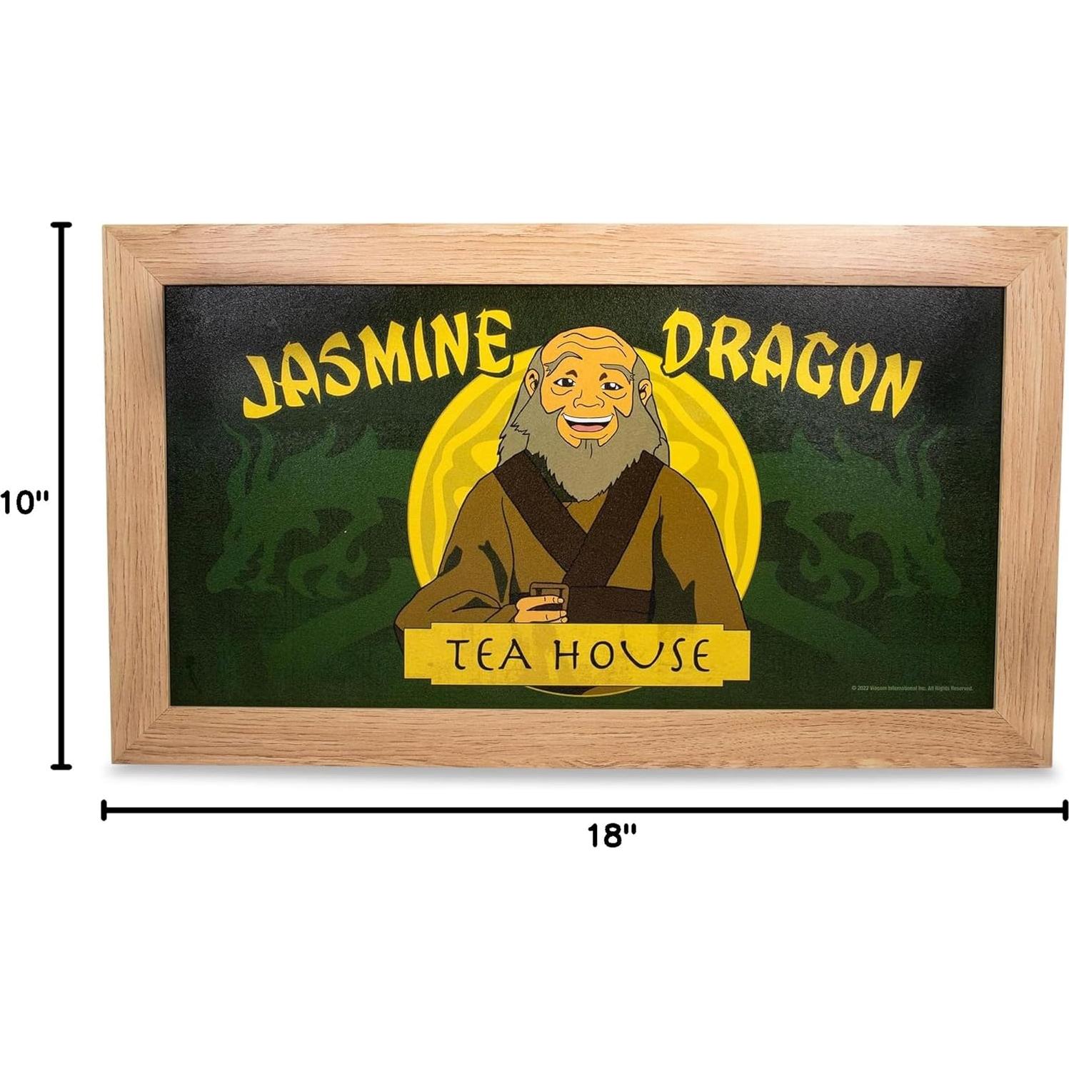 Cartel Colgante Casa de Té Jasmine Tío Iroh Avatar 25.4x45.7cm