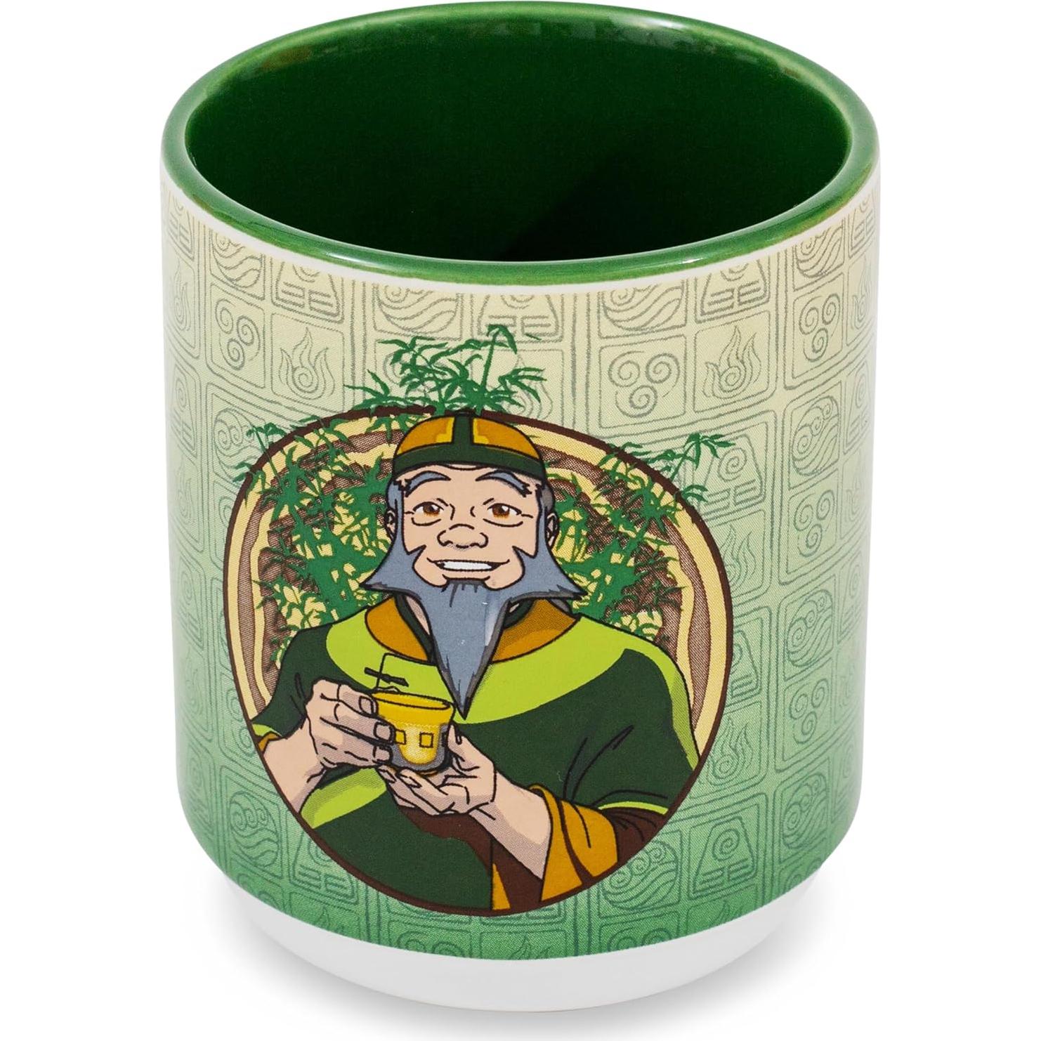 Taza de Té Cerámica Tío Iroh AVATAR 266 ml Estilo Asiático