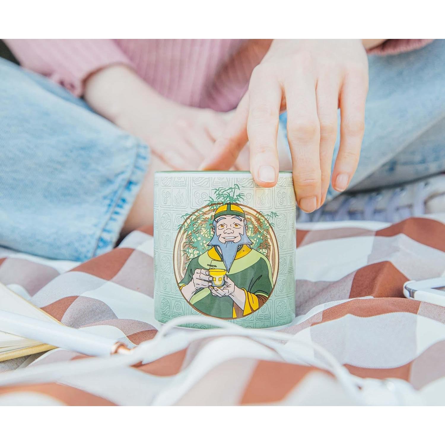 Taza de Té Cerámica Tío Iroh AVATAR 266 ml Estilo Asiático