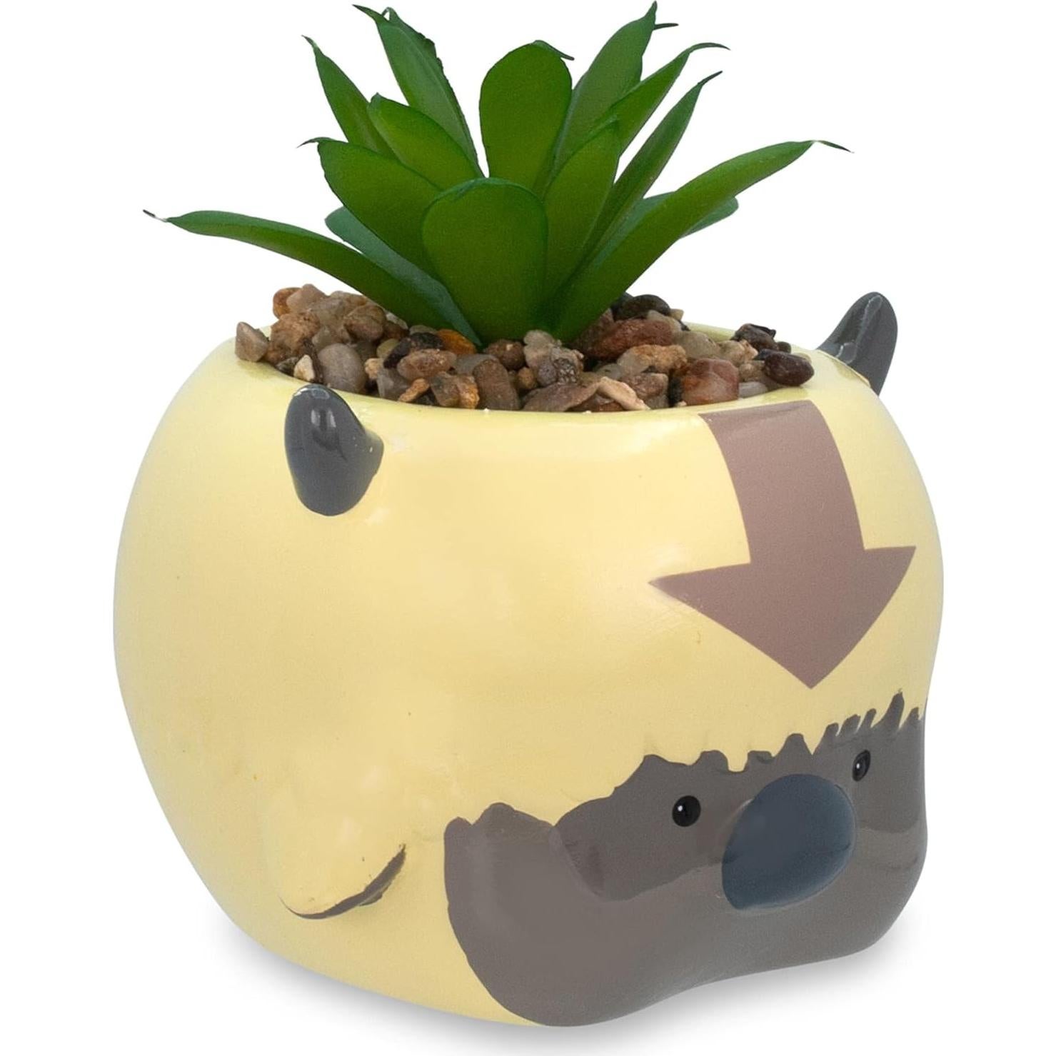 Maceta de Cerámica Appa 15.24 cm con Suculenta Artificial Silver Buffalo