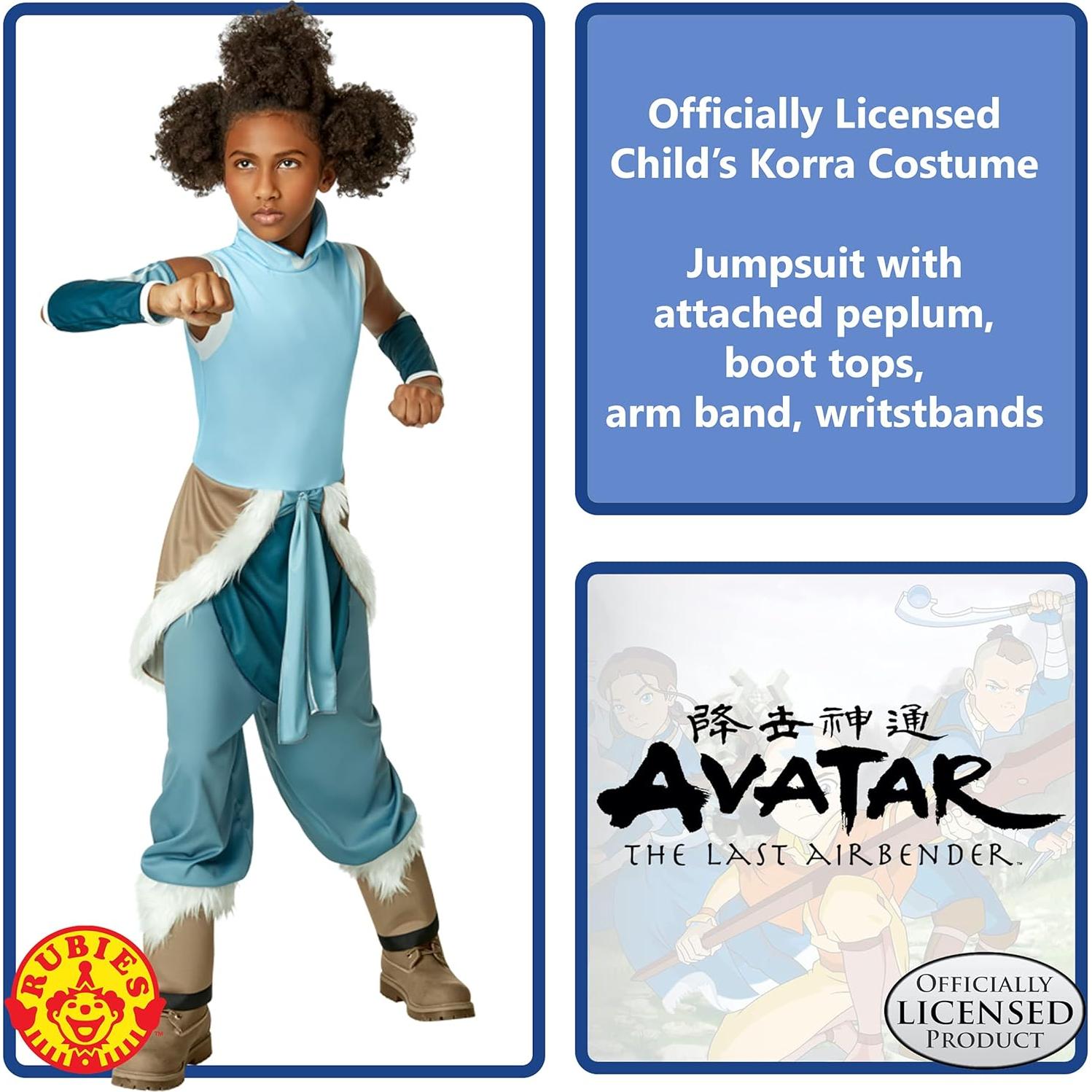 Disfraz de Korra Rubies para Niña - Avatar La Leyenda de Aang