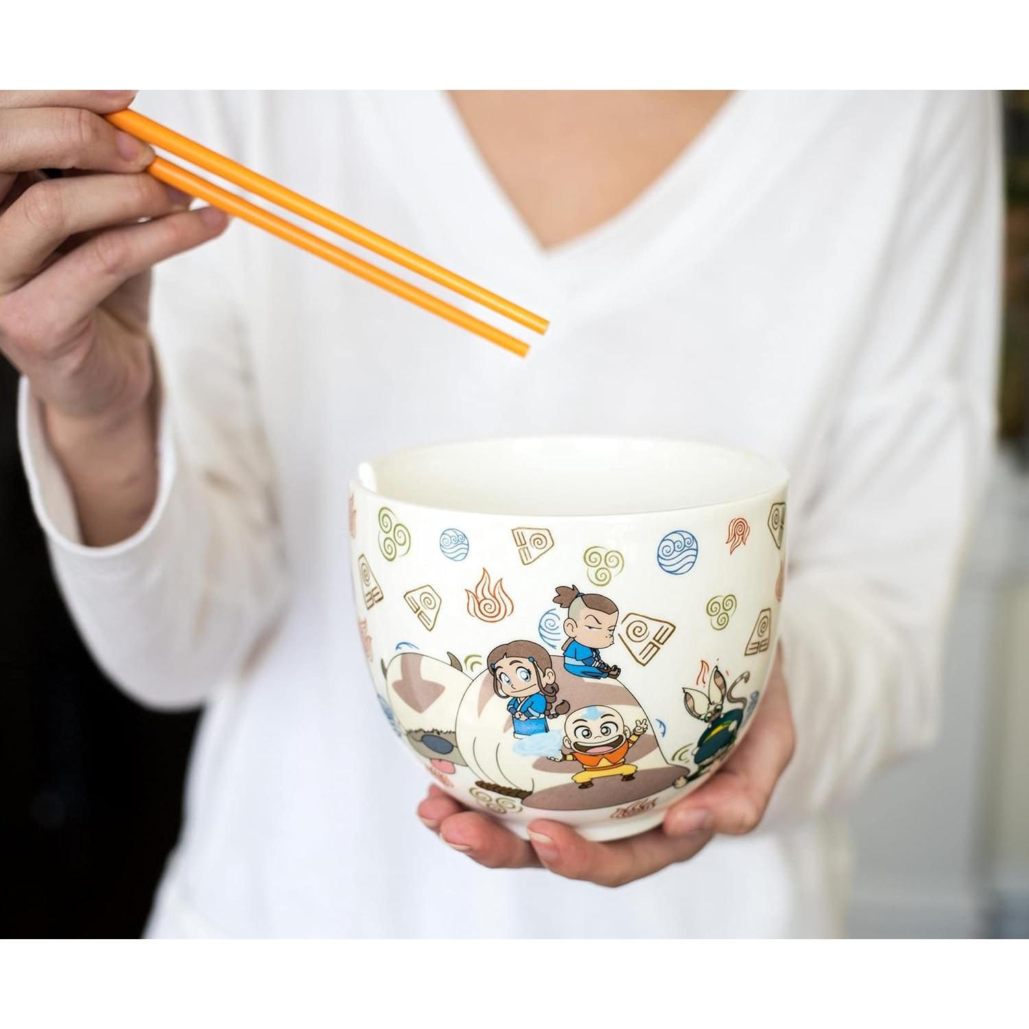 Juego de Vajilla de Ramen Cerámica Surreal 2 Piezas 510ml