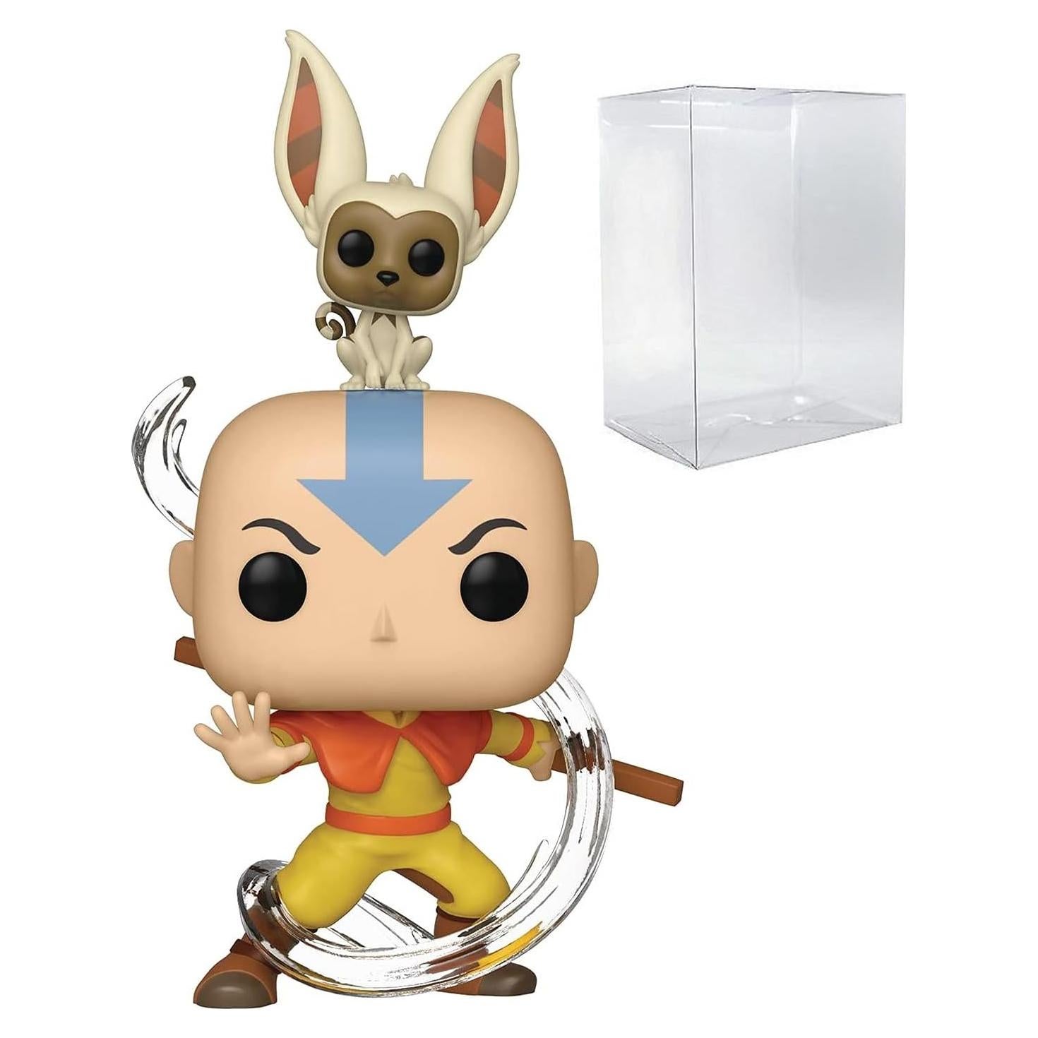 Figura de Vinilo Funko POP Avatar Aang con Momo 9.5 cm