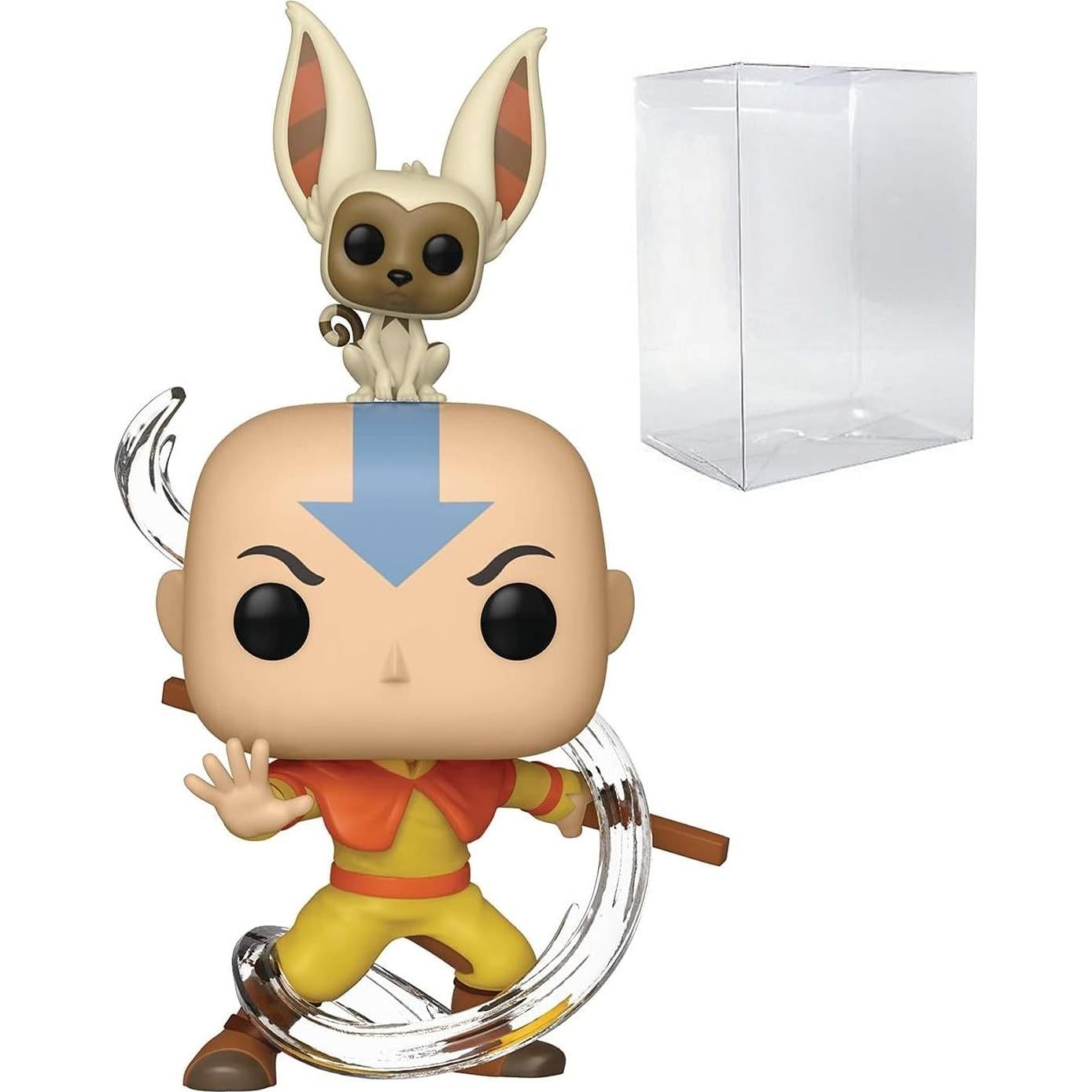 Figura de Vinilo Funko POP Avatar Aang con Momo 9.5 cm
