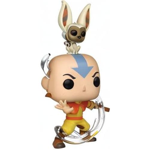 Figura de Vinilo Funko POP Avatar Aang con Momo 9.5 cm