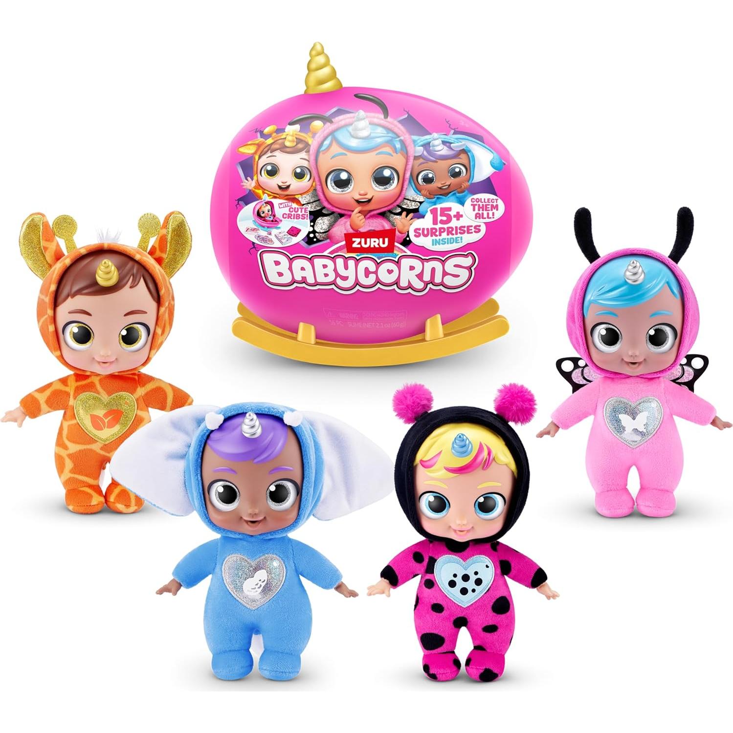 Babycorns Pequeño Elefante ZURU - Muñeca Mágica con Sorpresas