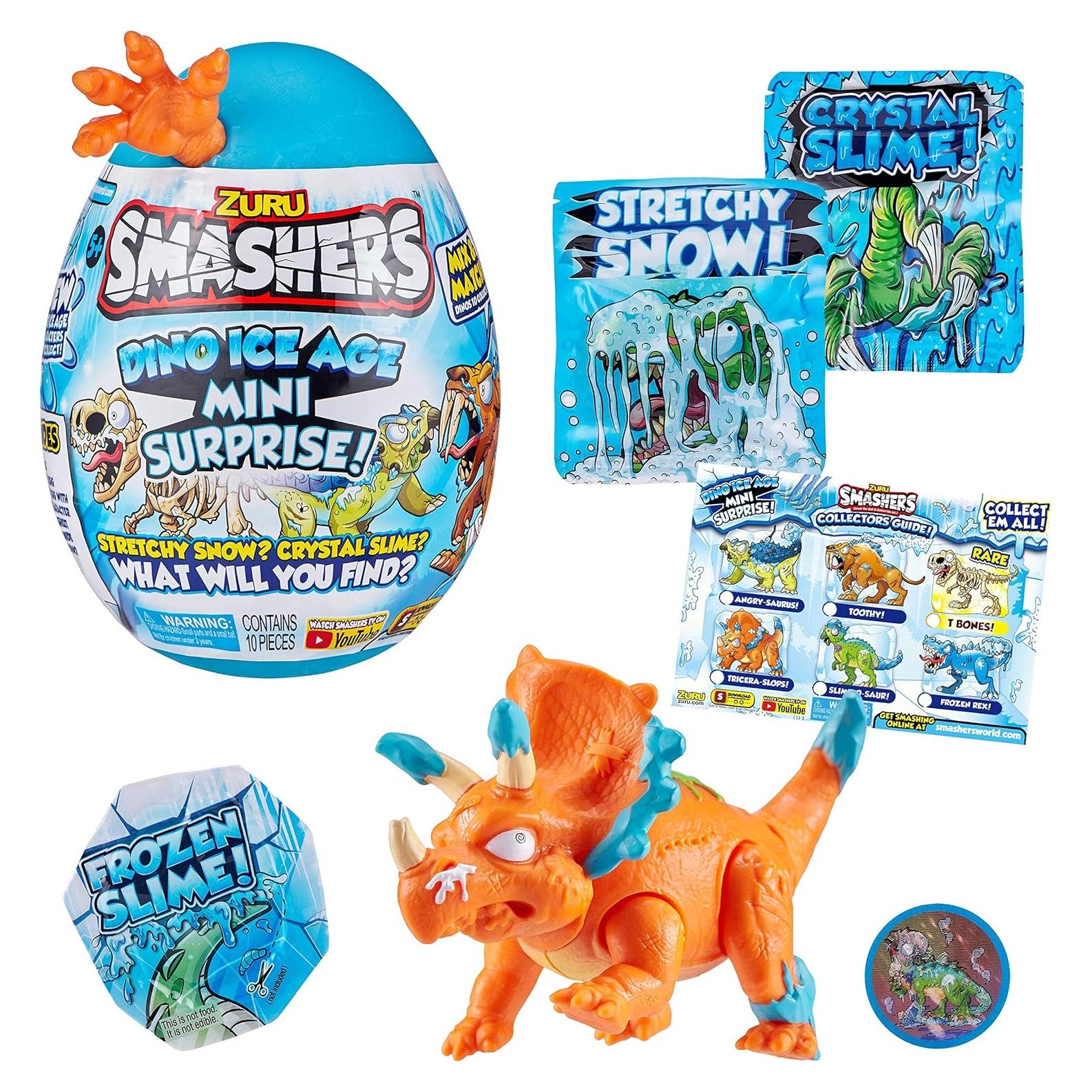 Smashers Dino Edad de Hielo Triceratops ZURU - Huevo Sorpresa
