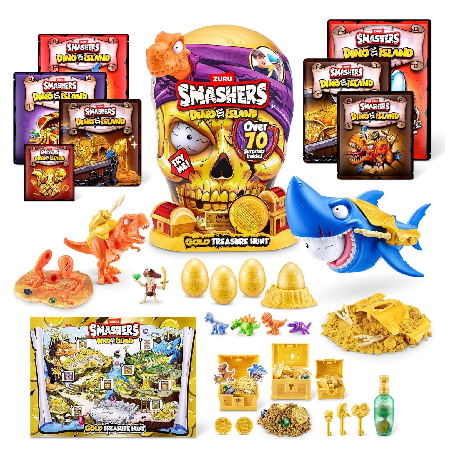 Caza del Tesoro de Oro Smashers Isla Dino ZURU - Juguete Interactivo