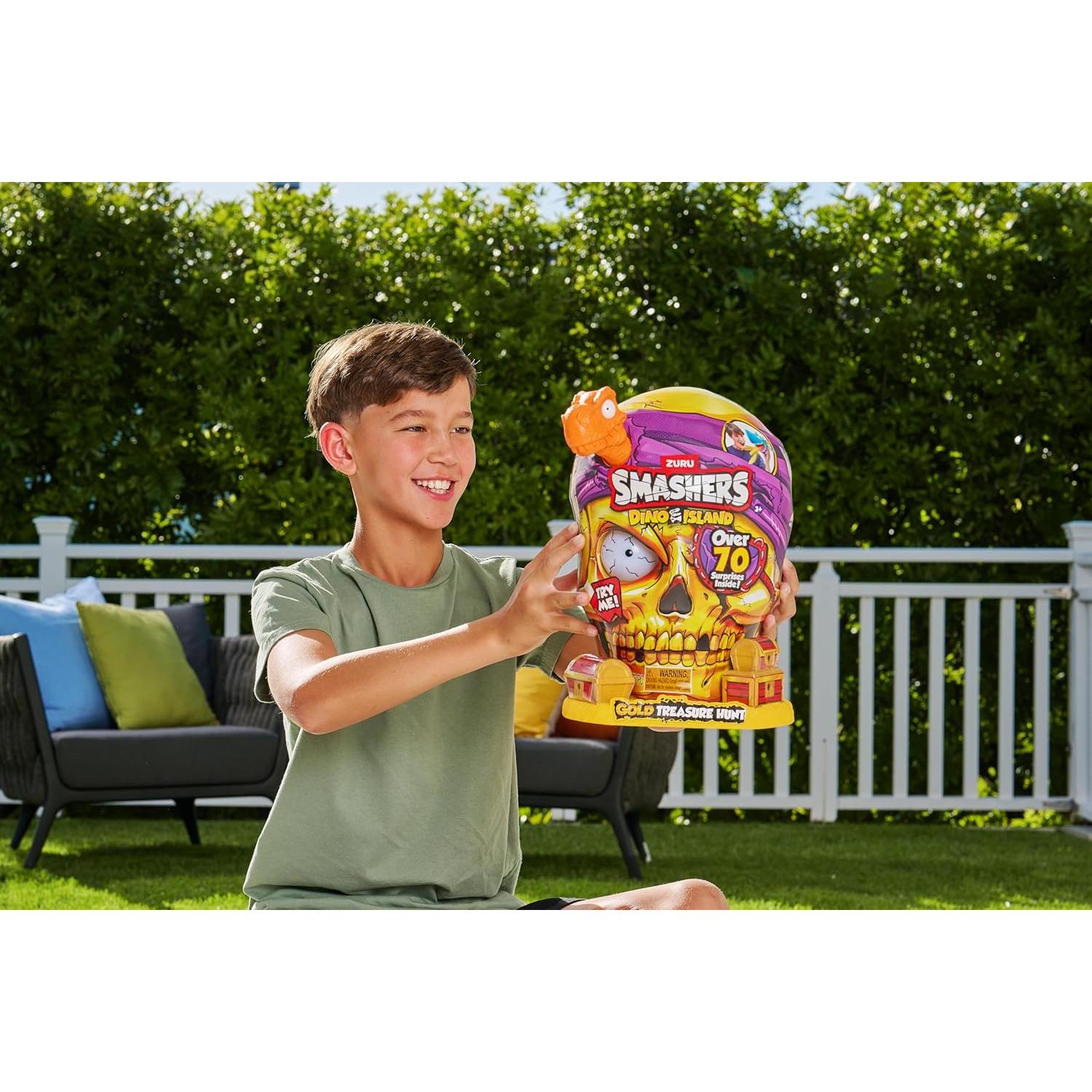 Caza del Tesoro de Oro Smashers Isla Dino ZURU - Juguete Interactivo
