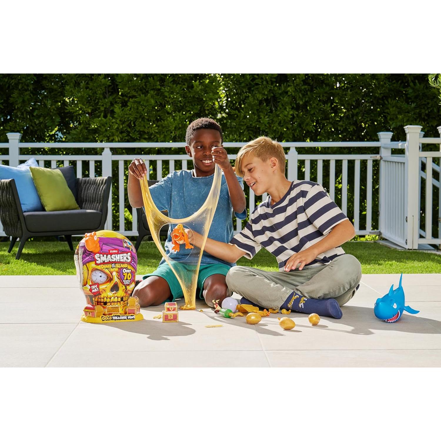 Caza del Tesoro de Oro Smashers Isla Dino ZURU - Juguete Interactivo