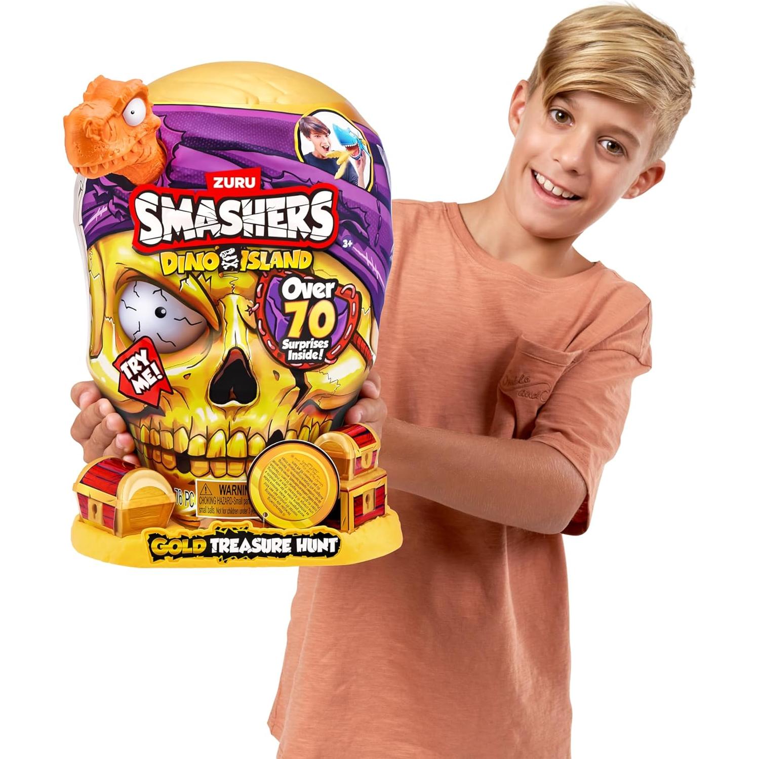 Caza del Tesoro de Oro Smashers Isla Dino ZURU - Juguete Interactivo