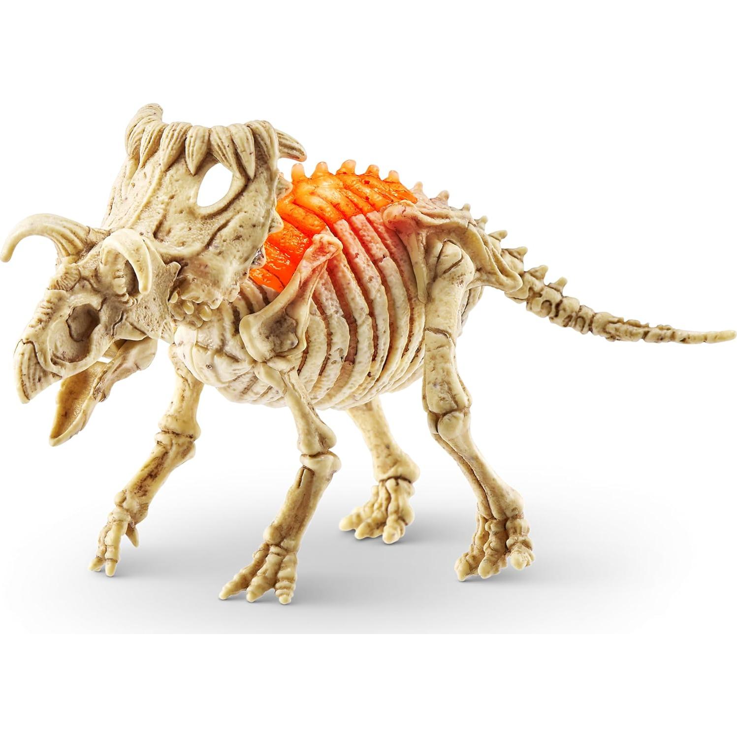 Robo Alive Mini Dino Fossil Find ZURU 2 Pack Troodon Kosmoceratops