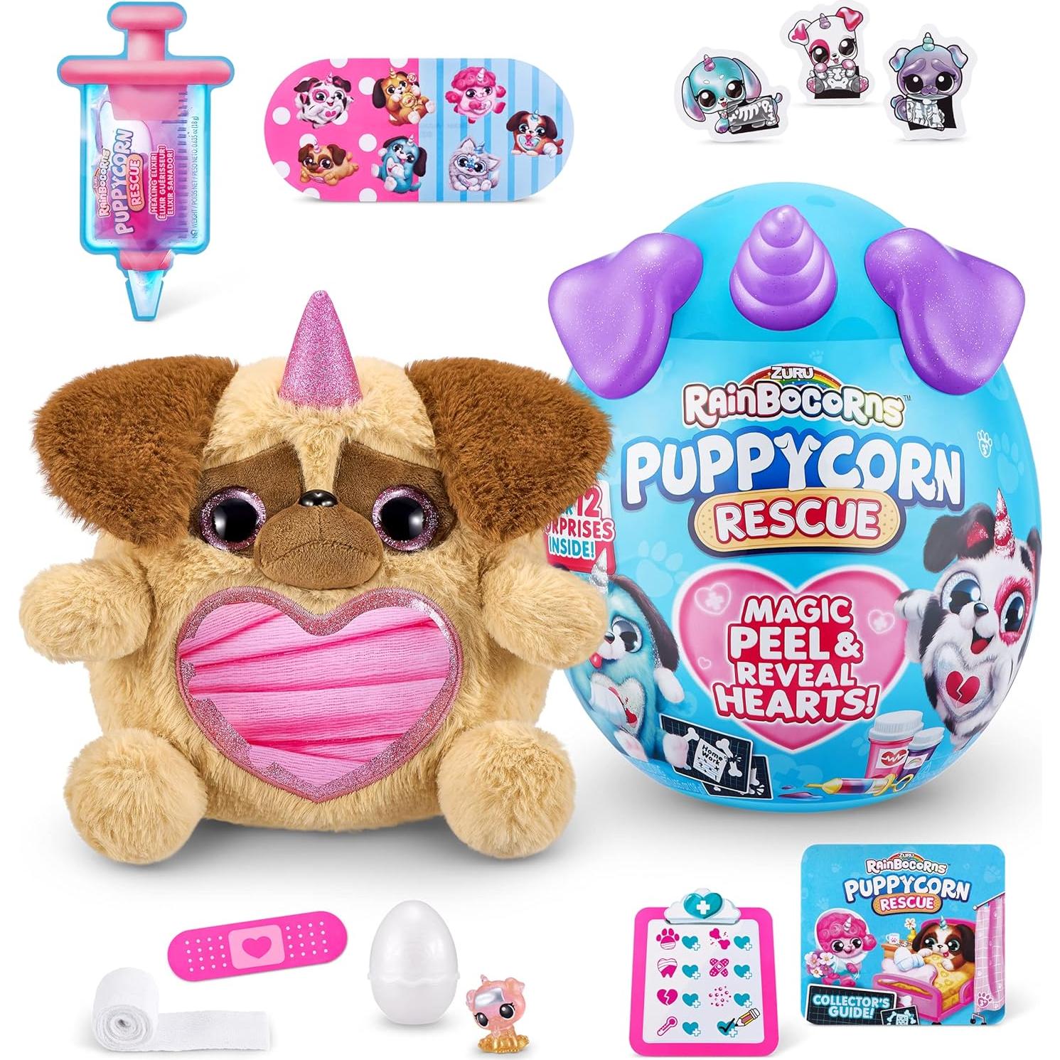 Peluche Rescate de Puppycorn Zuru - Serie 5 con Accesorios