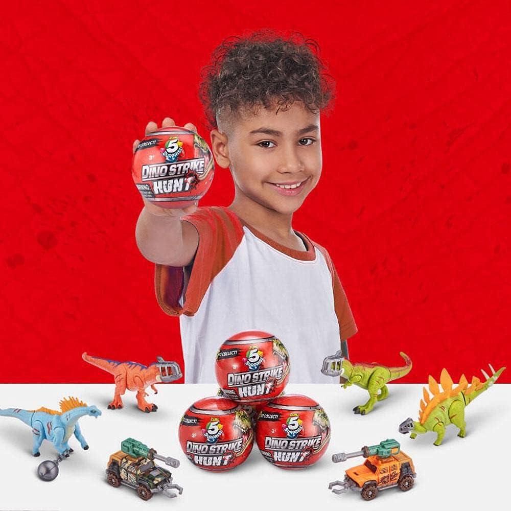 5 Sorpresa Caza de Dinosaurios Zuru - Colección 10 Sorprendentes