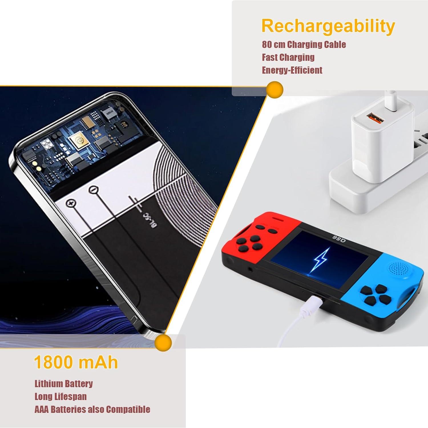 Consola de Juegos Portátil JJFUN 3.2" con 100 Juegos Retro