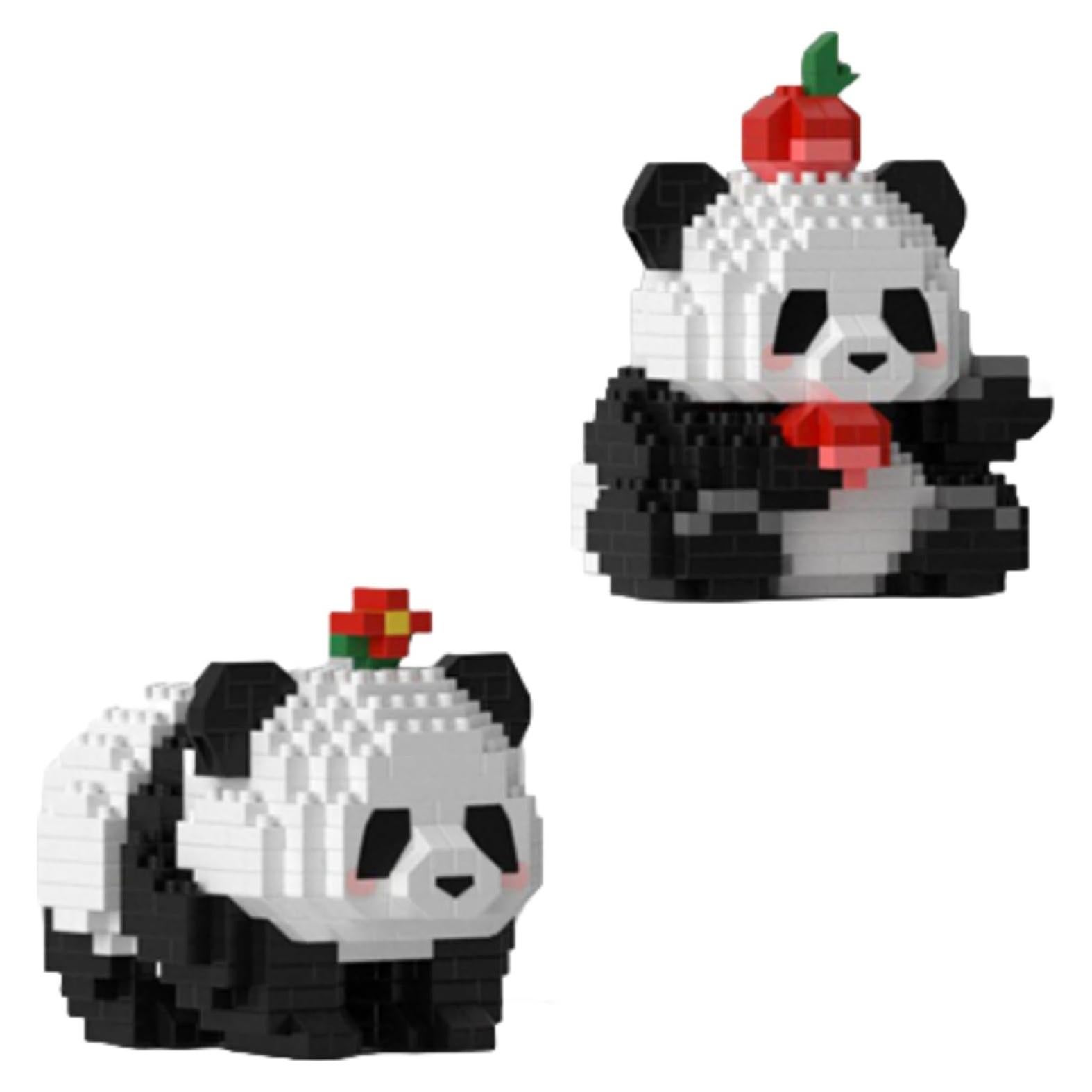 Mini Bloques de Construcción Panda QMEAKMONY 359 Piezas