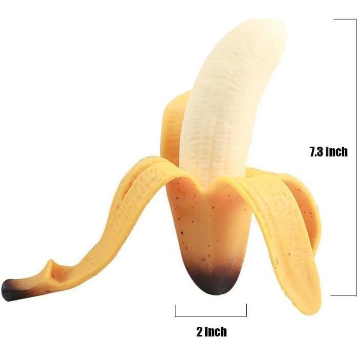 3 Piezas Juguetes Squishy Plátano Alivio Estrés TPR SHEHARUHI