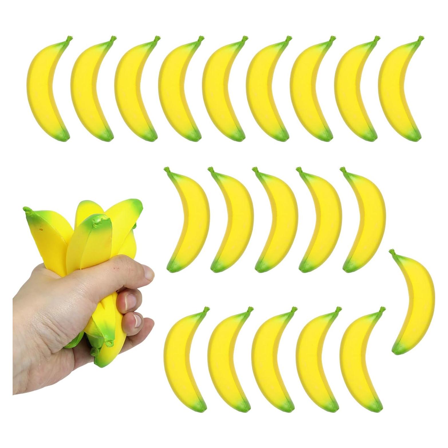 20 Juguetes Antiestrés Banana Lohoee - Alivio para Niños y Adultos