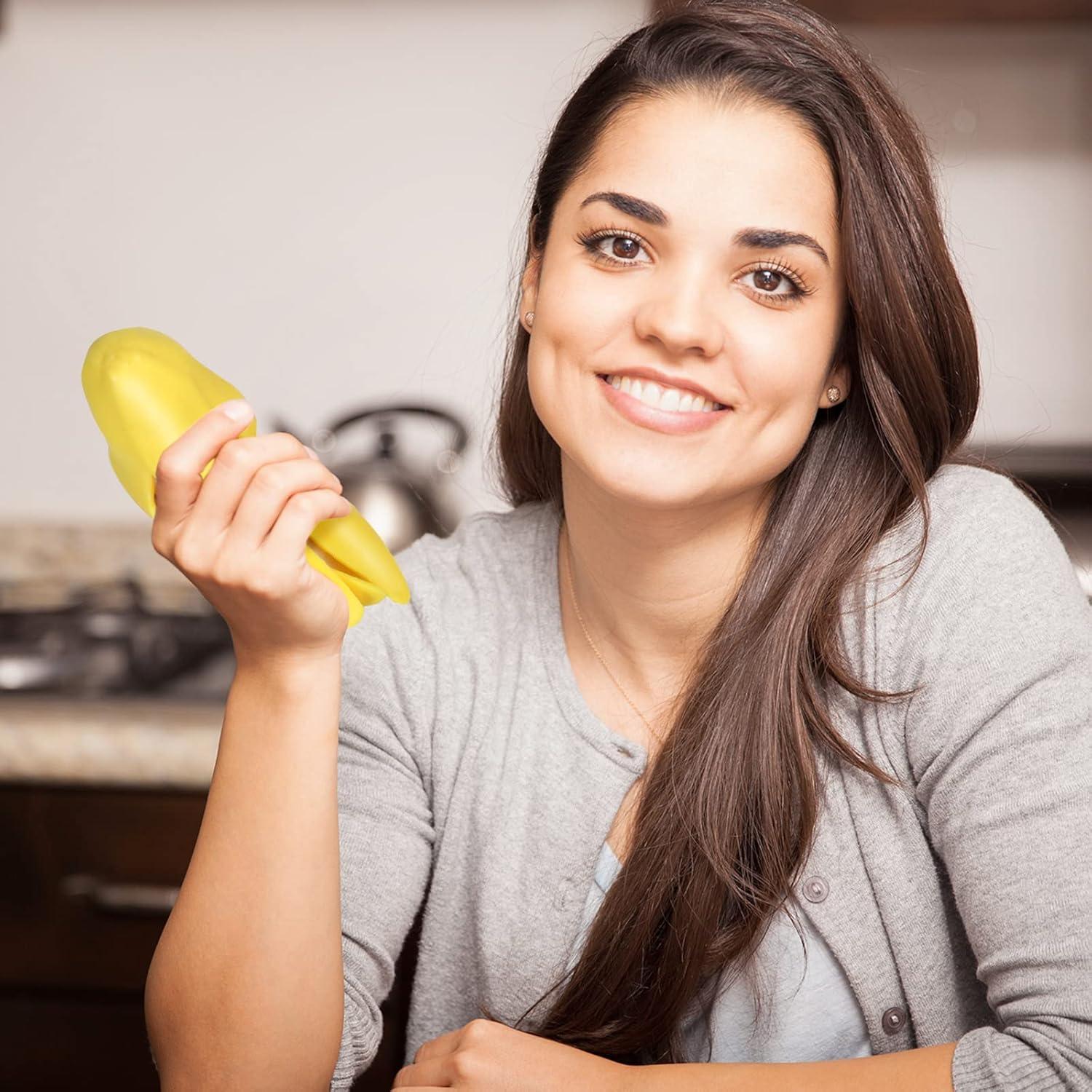 Juguete Antiestrés de Plátano Kawaii Chivao - 2 Piezas