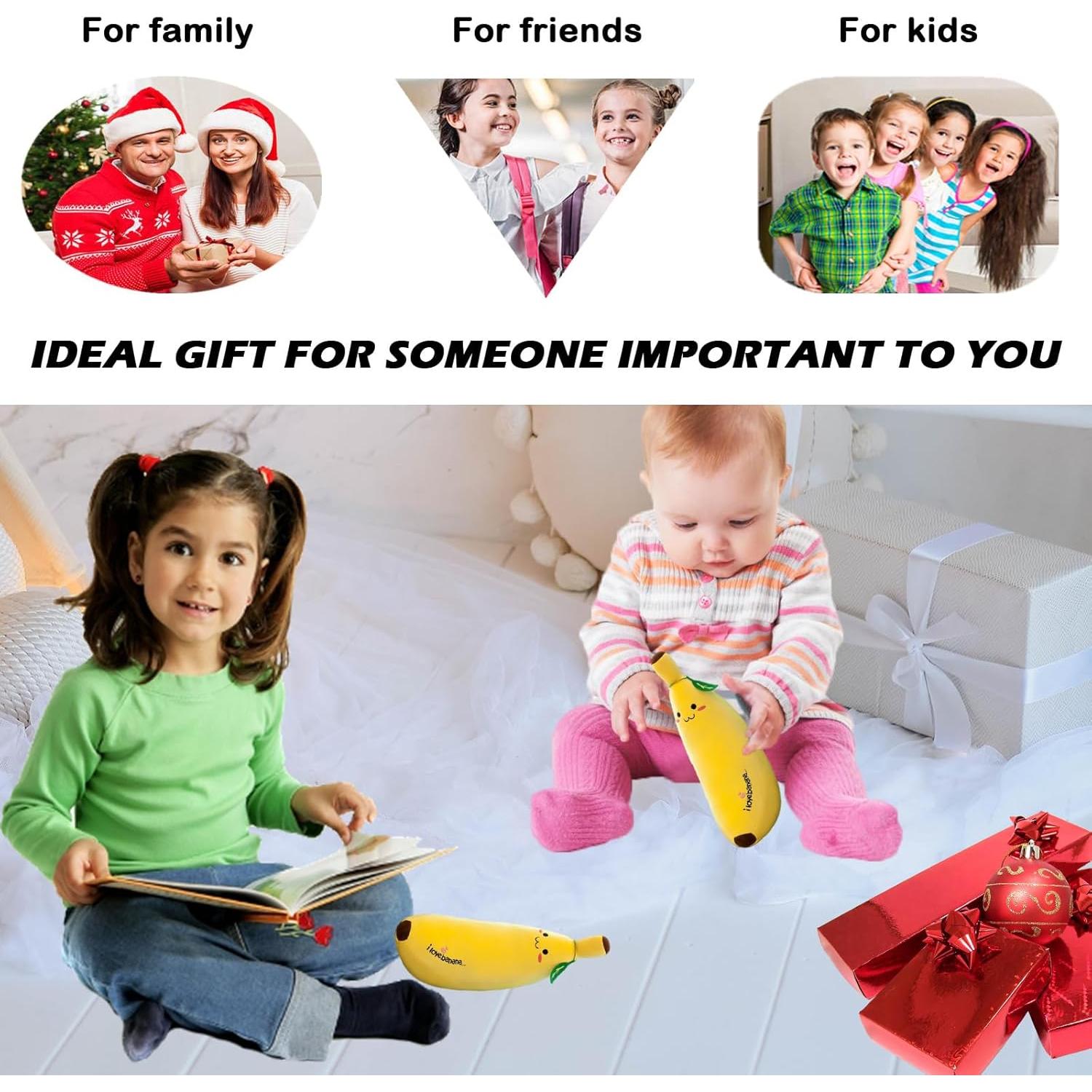 Almohadas de Pluche Zhidiloveyou 2 Piezas Plátano 35 cm