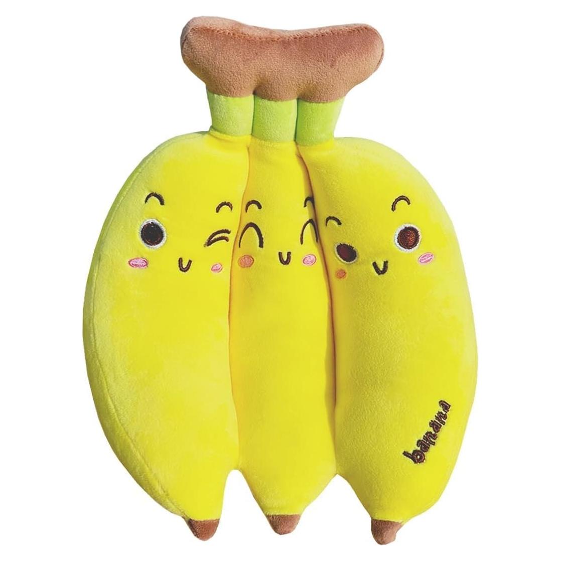 Almohada de Pluche Plátano Hofun4U 43 cm Suave y Lindo