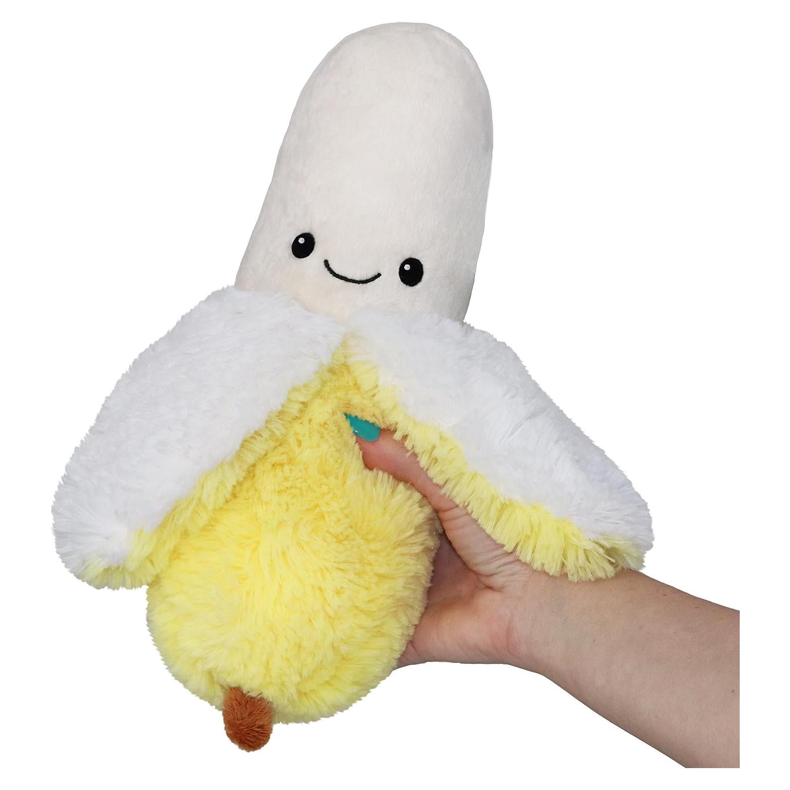 Peluche Mini Banana Squishable 25.4 cm Suave para Niños