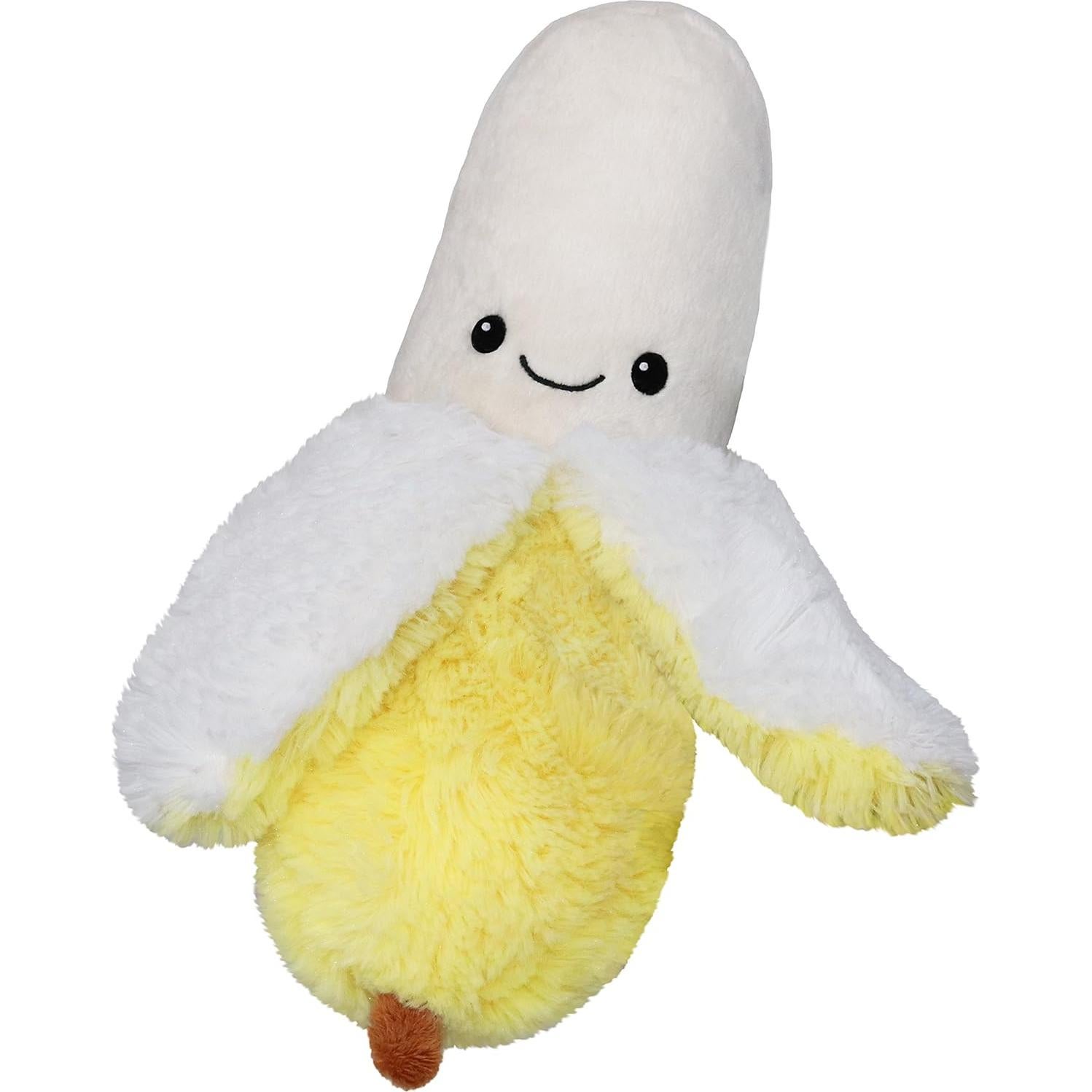 Peluche Mini Banana Squishable 25.4 cm Suave para Niños