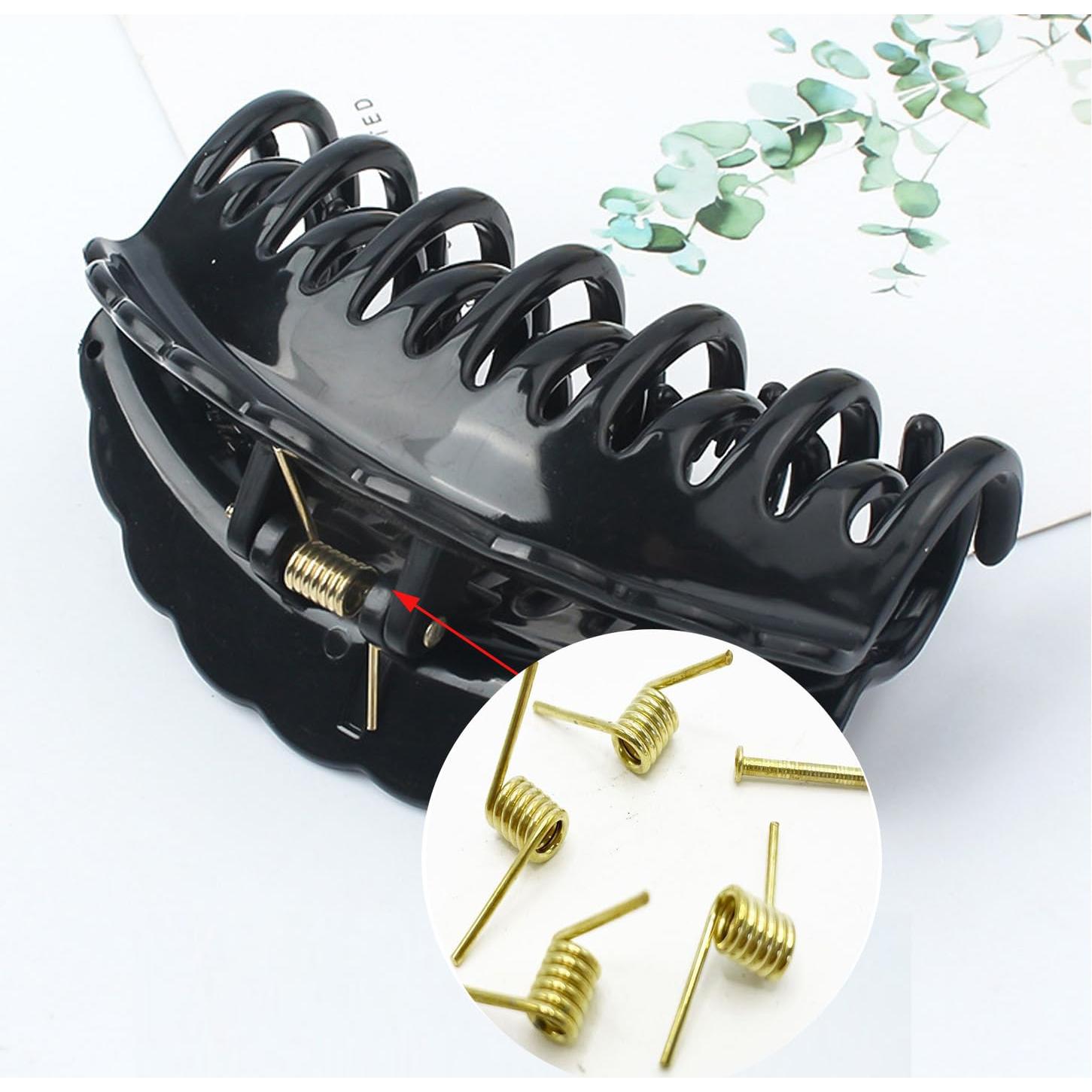 Juego de 8 Resortes de Clip de Pelo ArrErr - Plata y Dorado