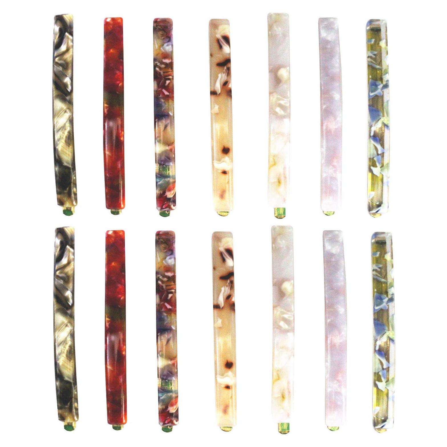 Clips para el Cabello MIAO JIN 14 Pcs Geométricos Moda