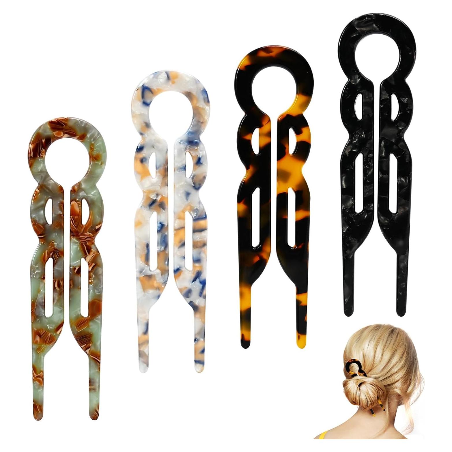 Pines de Cabello Lialys - Clips Elegantes para Mujeres (4 Piezas)