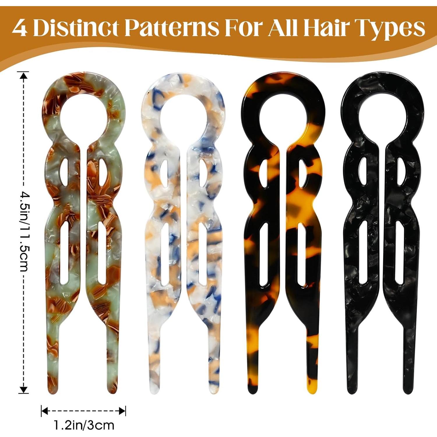 Pines de Cabello Lialys - Clips Elegantes para Mujeres (4 Piezas)