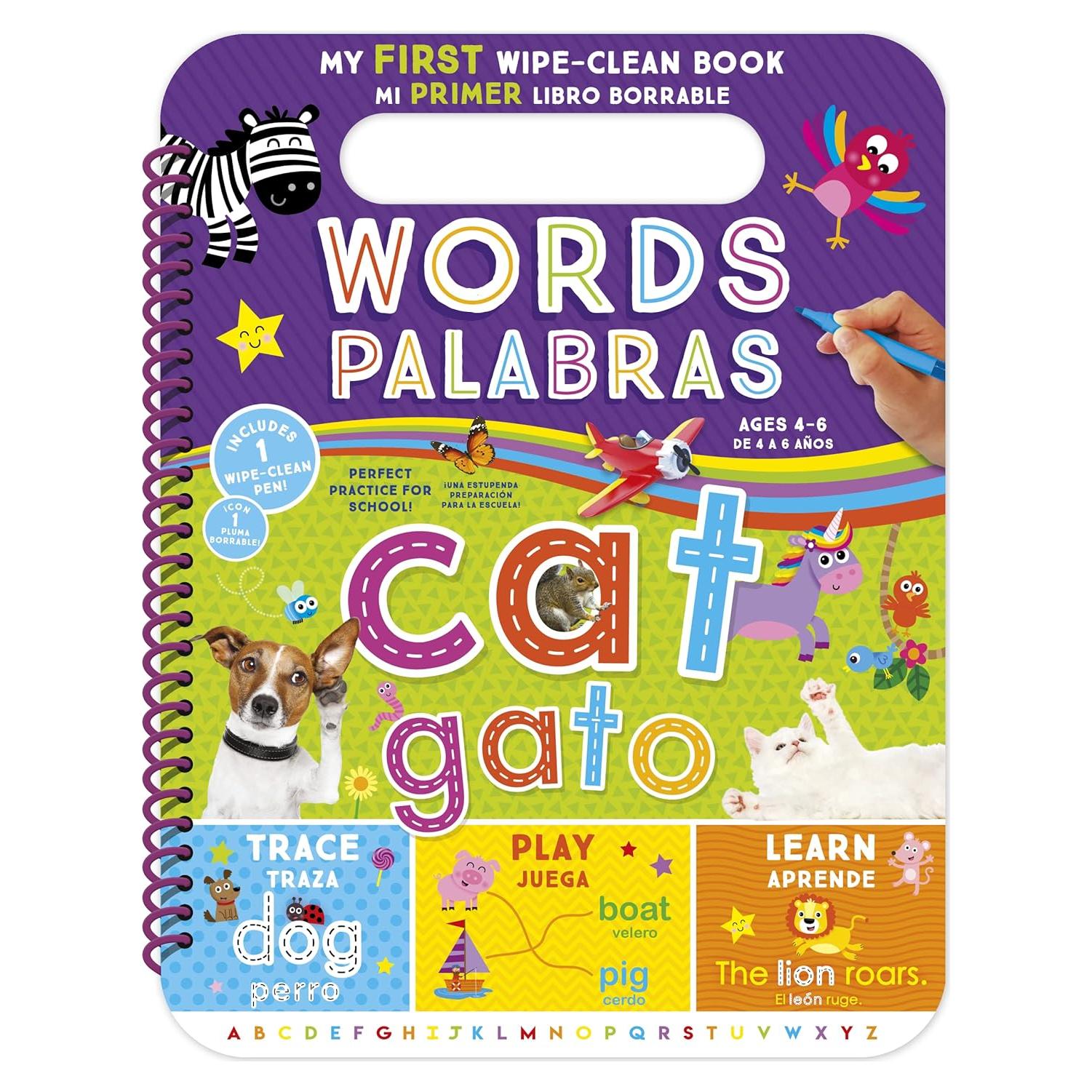 My First Wipe-clean Book: Words (Bilingual)