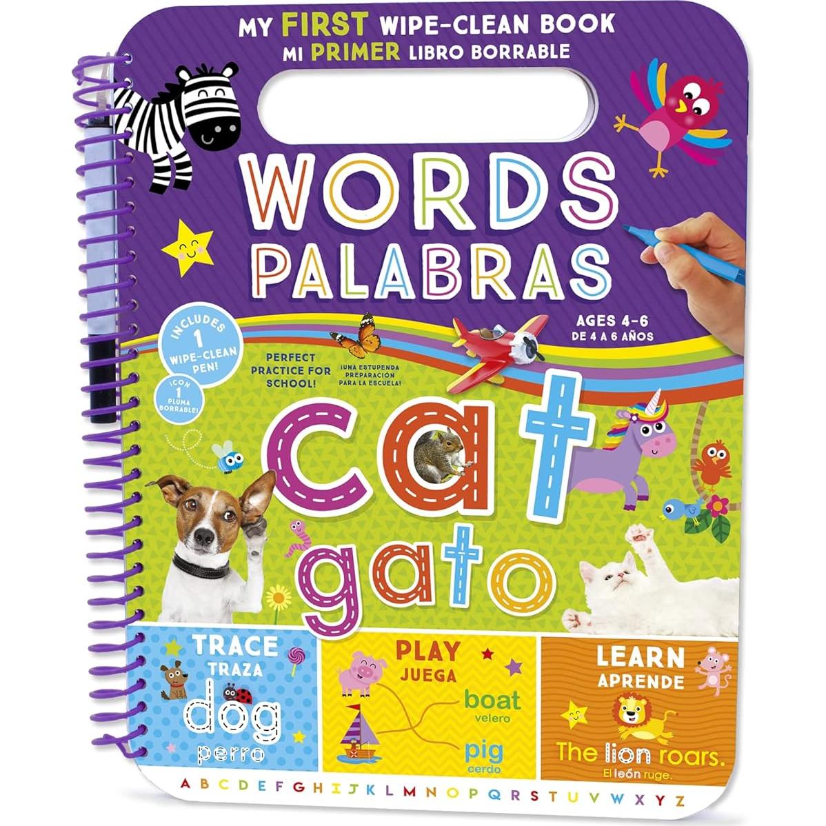 My First Wipe-clean Book: Words (Bilingual)