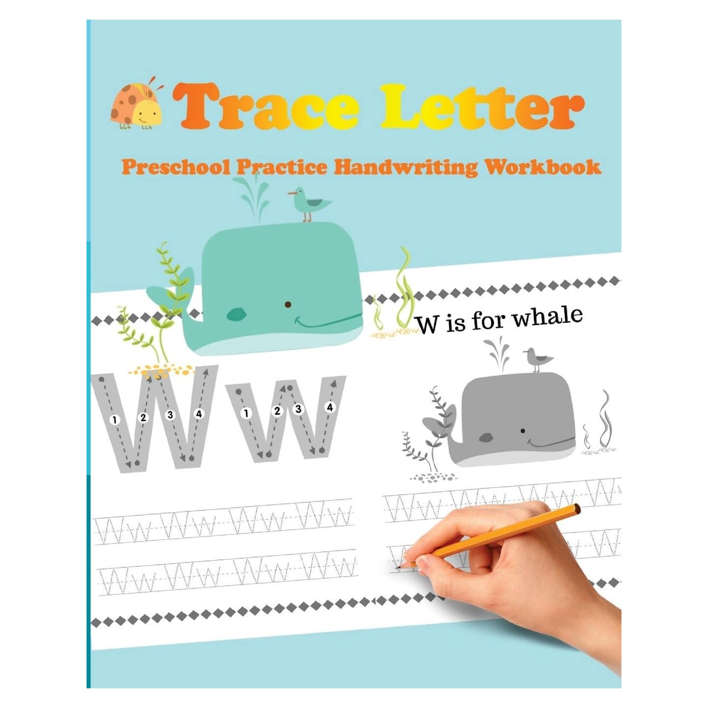 Trace Letters: Preschool Practice Handwriting Workbook (Wipe Clean)