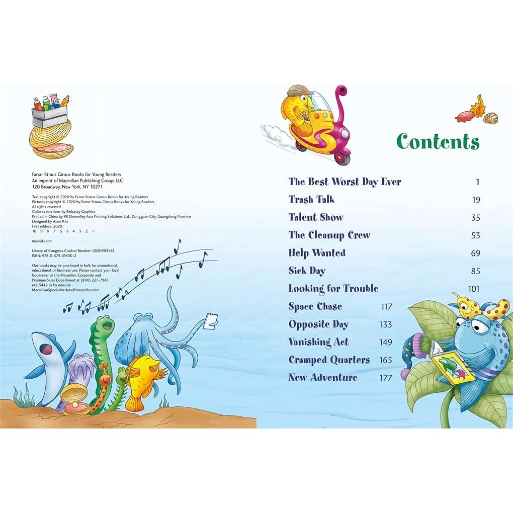 Conjunto educativo Pout-Pout Fish - 12 historias + peluche