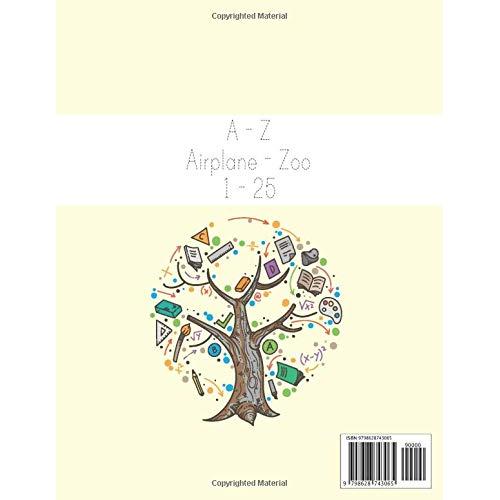 Tracing And Pen Control Workbook: Trace Numbers Letters Words Workbooks For Preschool | Wipe Clean Alphabet Book | Dry Erase Learning Books For Kids