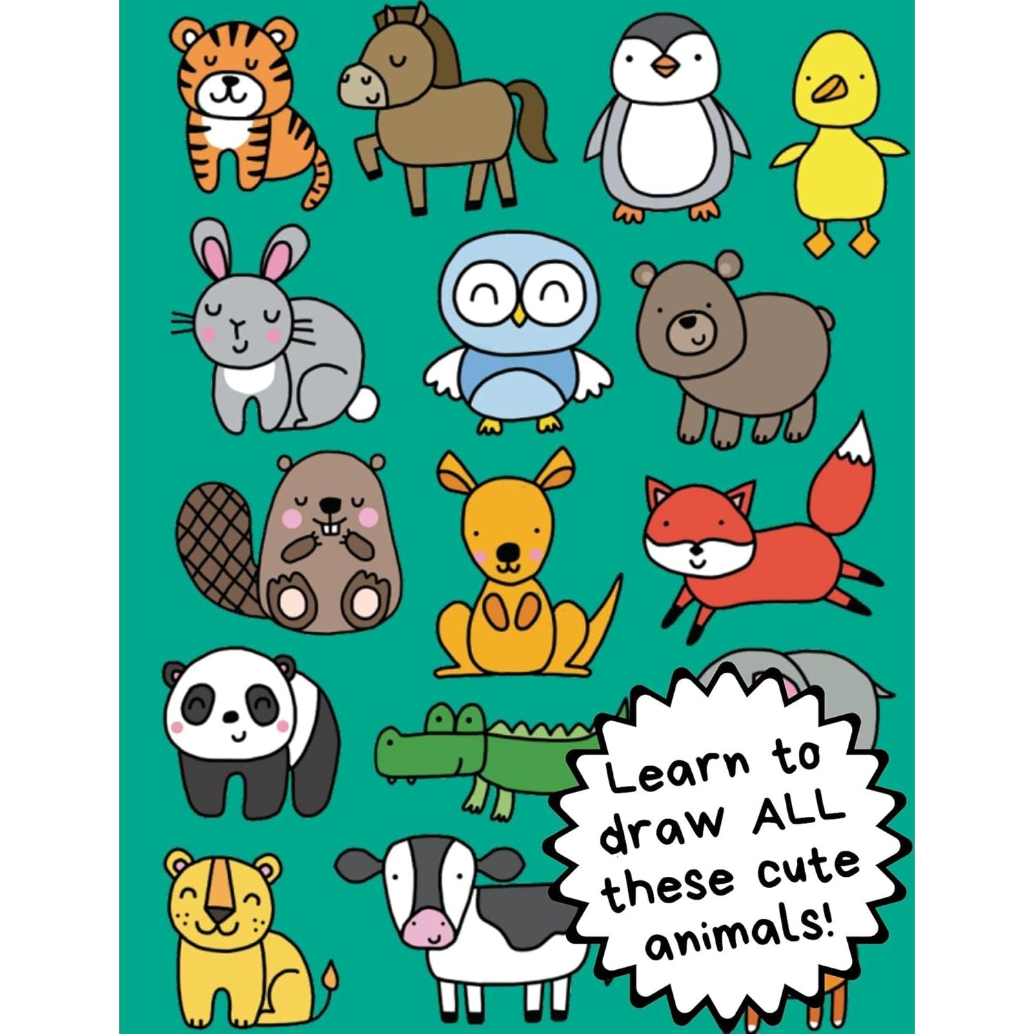 My First Learn-To-Draw: Baby Animals: Coloring Book for Toddlers with 25 Wipe Clean Activities and Marker (Perfect Christmas Gift or Stocking Stuffer) (My First Wipe Clean How-To-Draw)