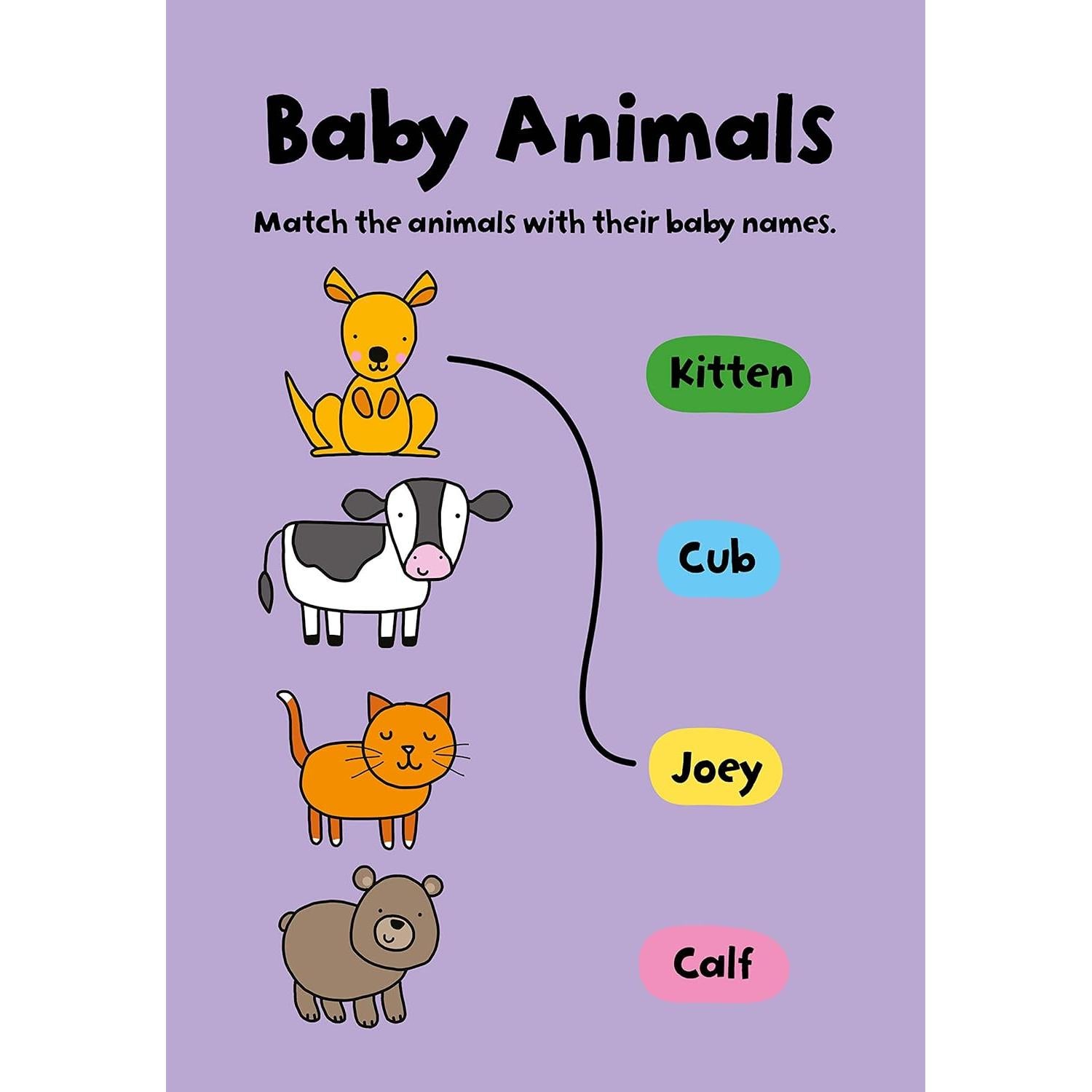 My First Learn-To-Draw: Baby Animals: Coloring Book for Toddlers with 25 Wipe Clean Activities and Marker (Perfect Christmas Gift or Stocking Stuffer) (My First Wipe Clean How-To-Draw)